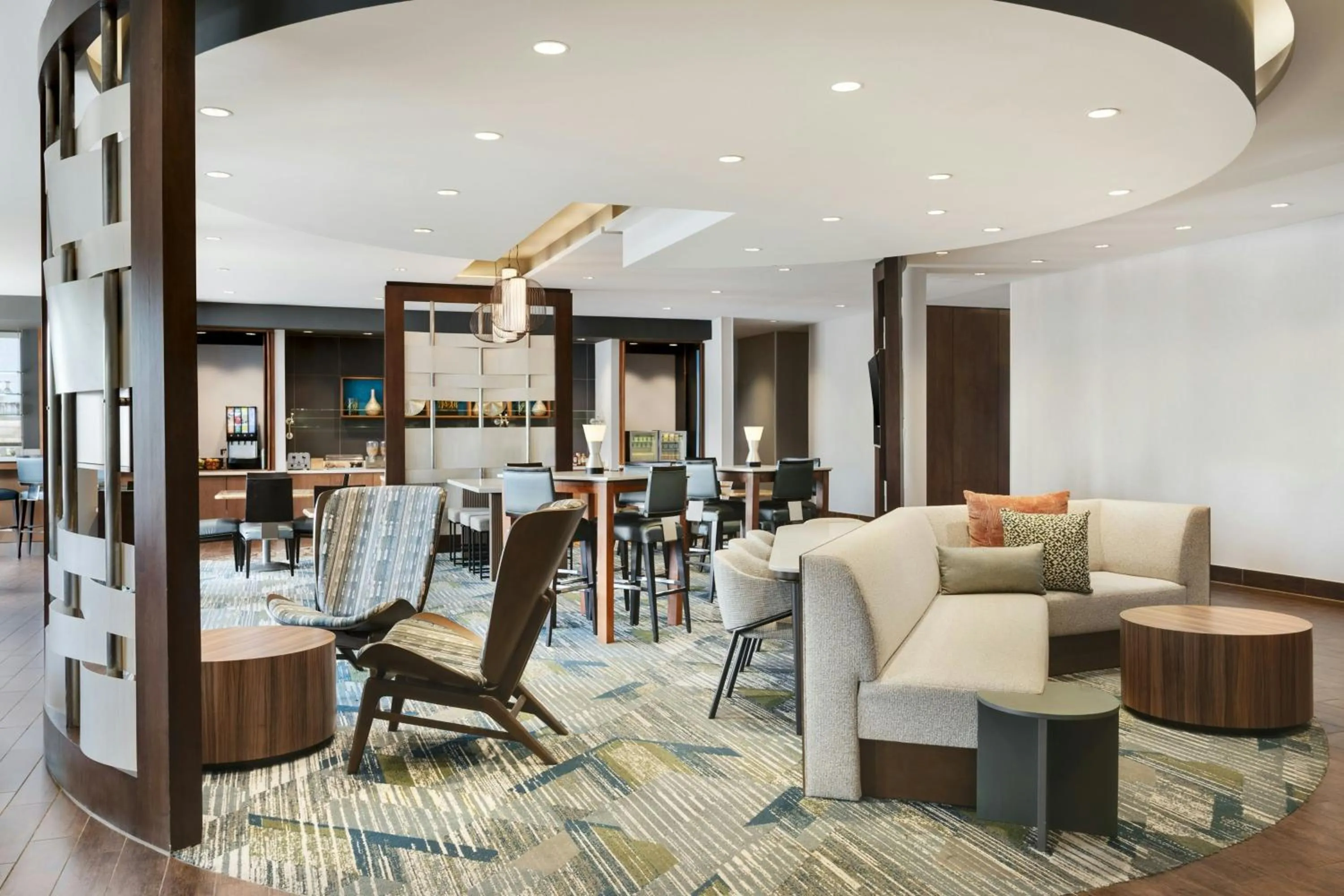 Lobby or reception in SpringHill Suites by Marriott Chicago Southeast/Munster, IN