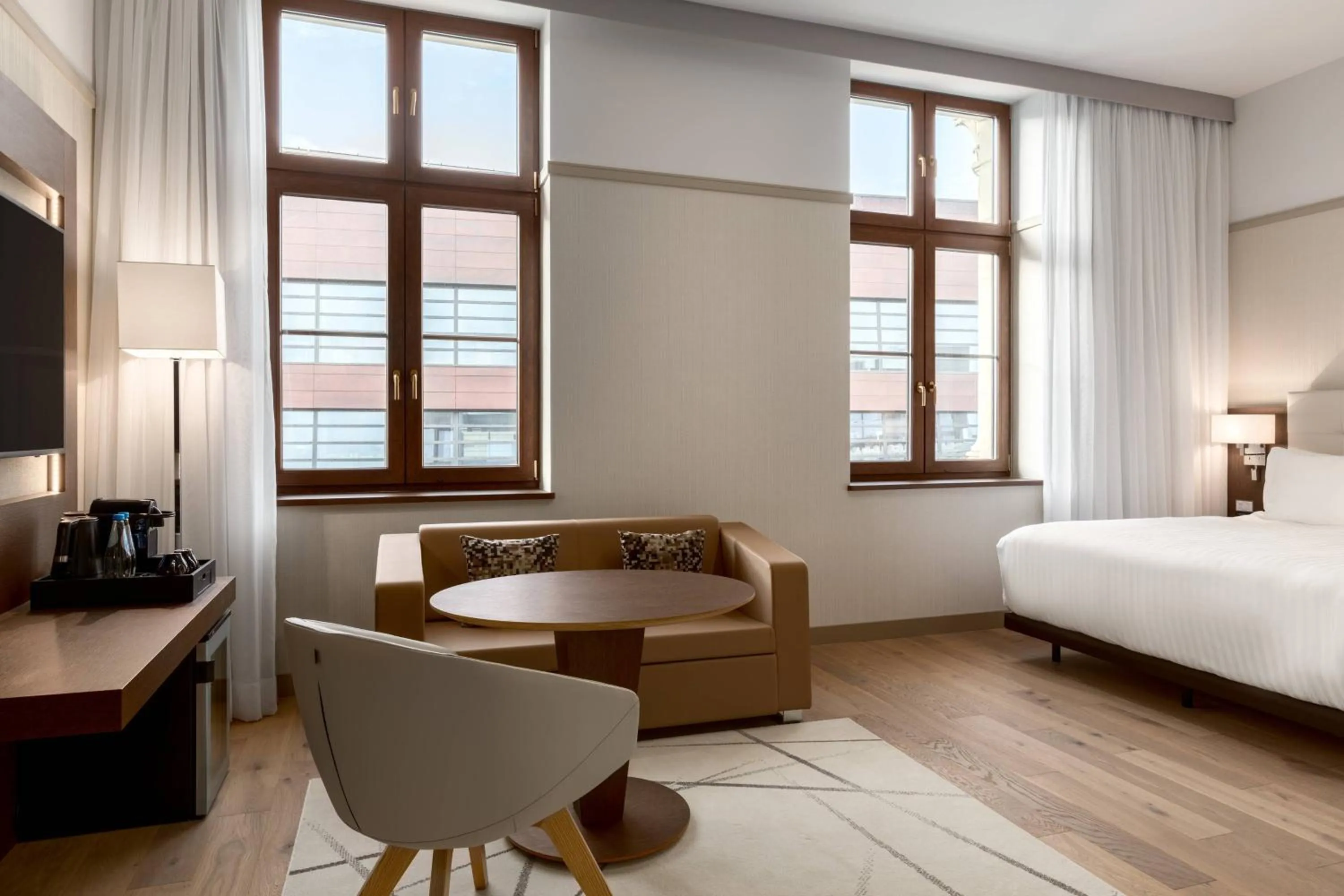 Photo of the whole room, Bed in AC Hotel by Marriott Wroclaw