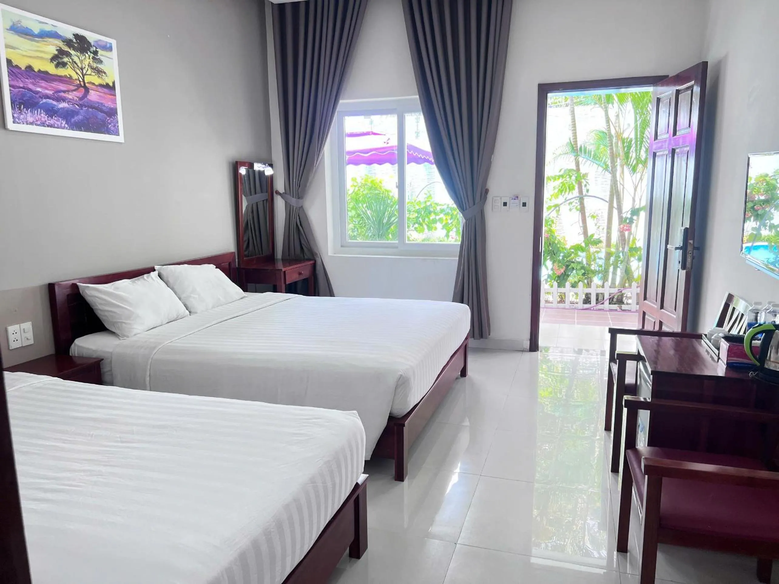 Bed in Laverder Resort