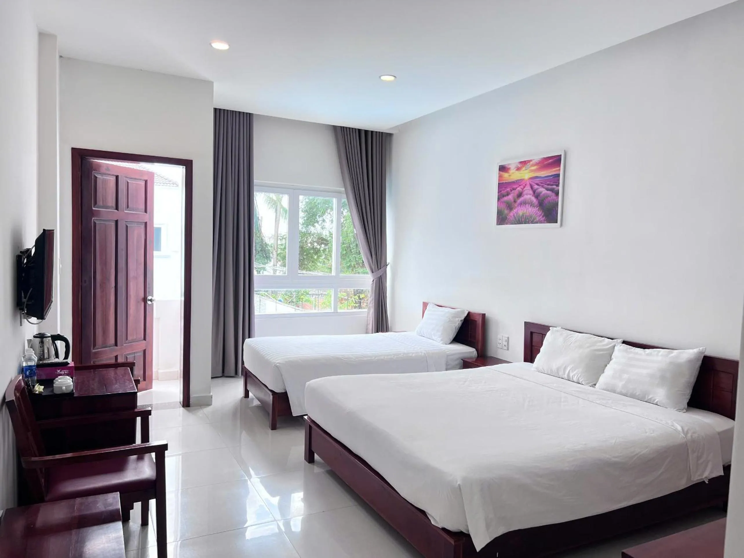 Bed in Laverder Resort