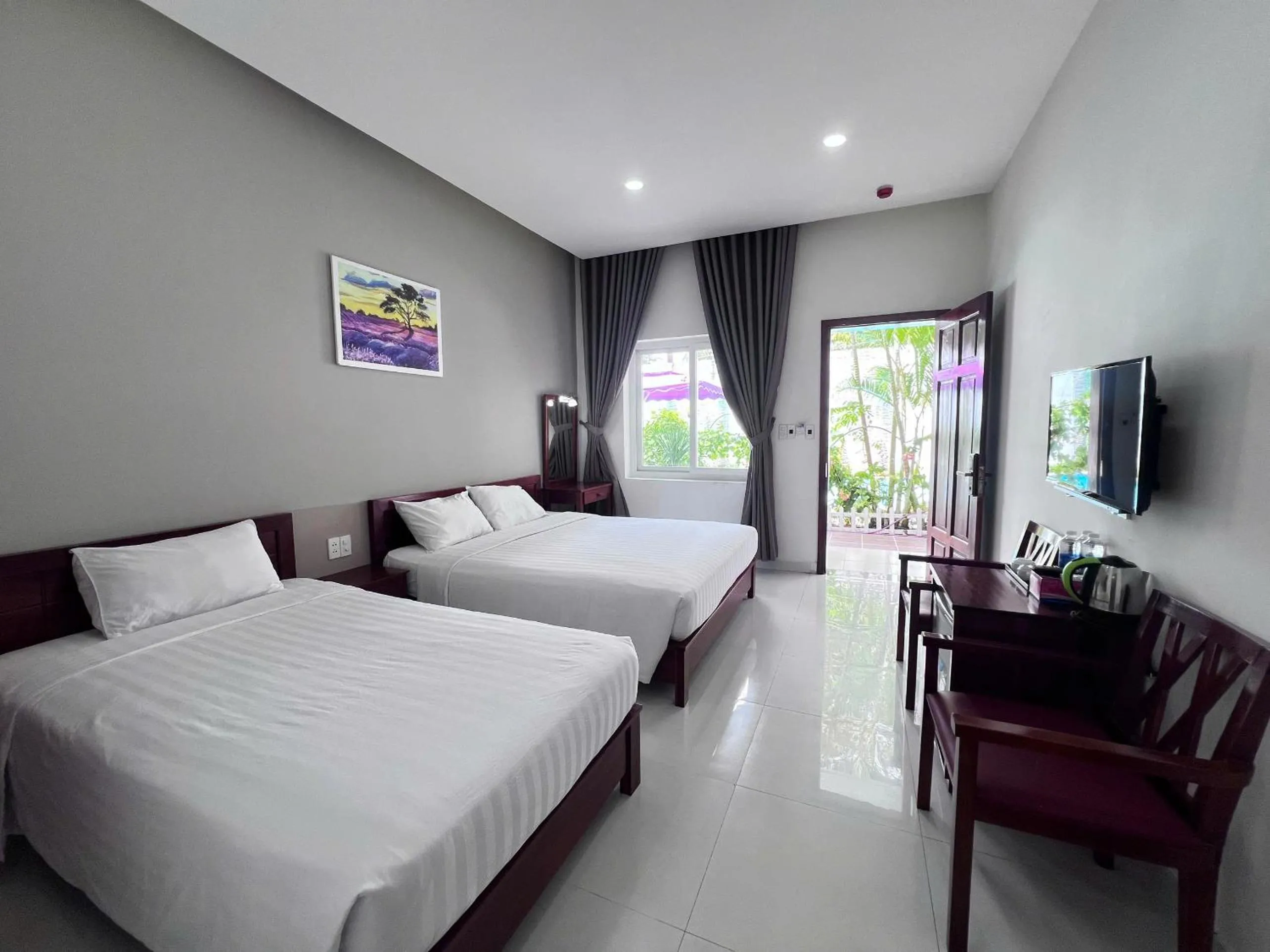 Bed in Laverder Resort