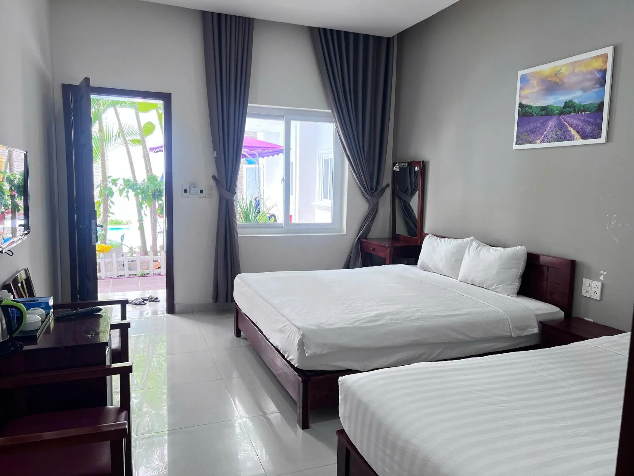 Bed in Laverder Resort