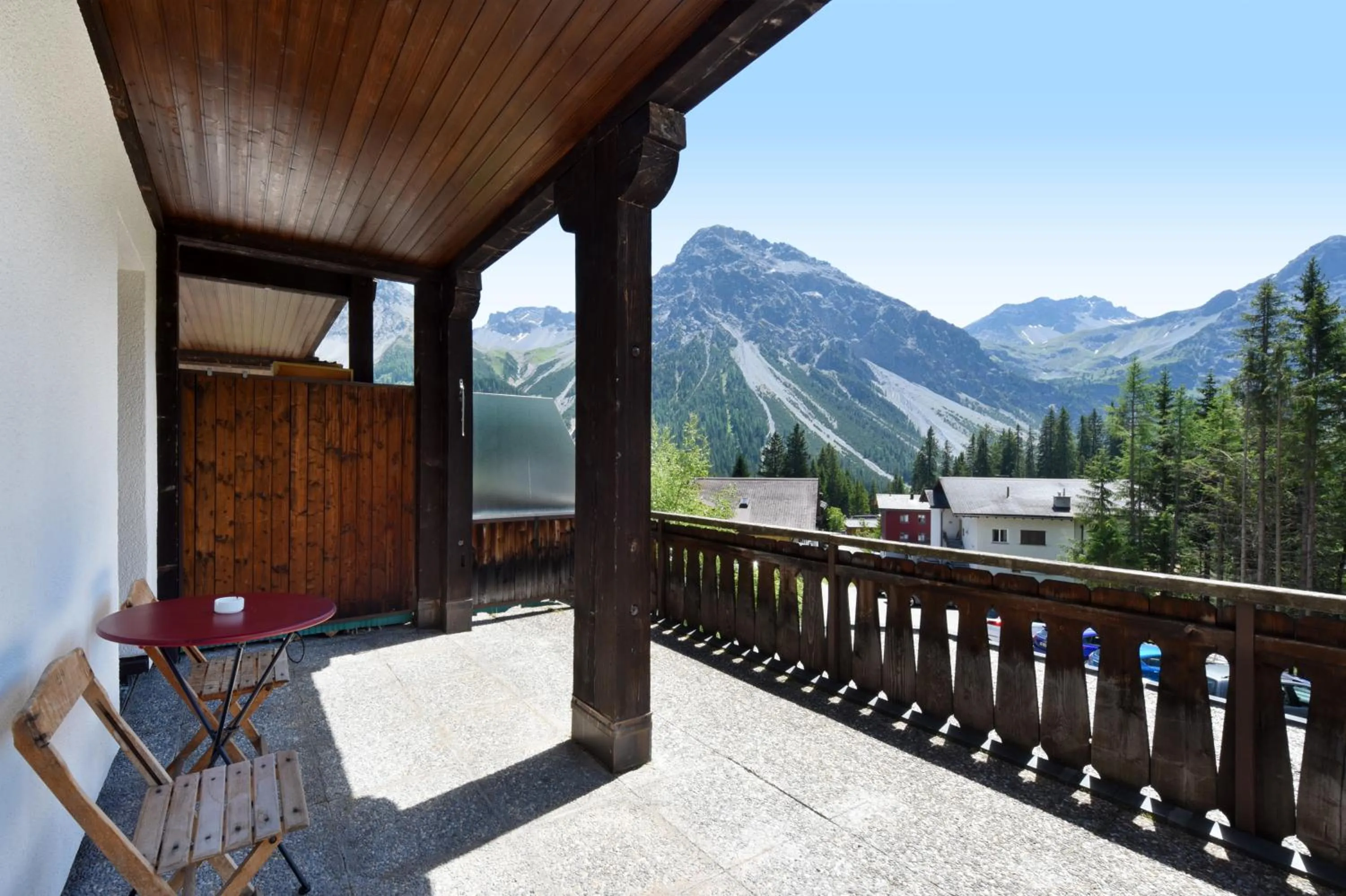 Balcony/Terrace in Hotel Seehof-Arosa