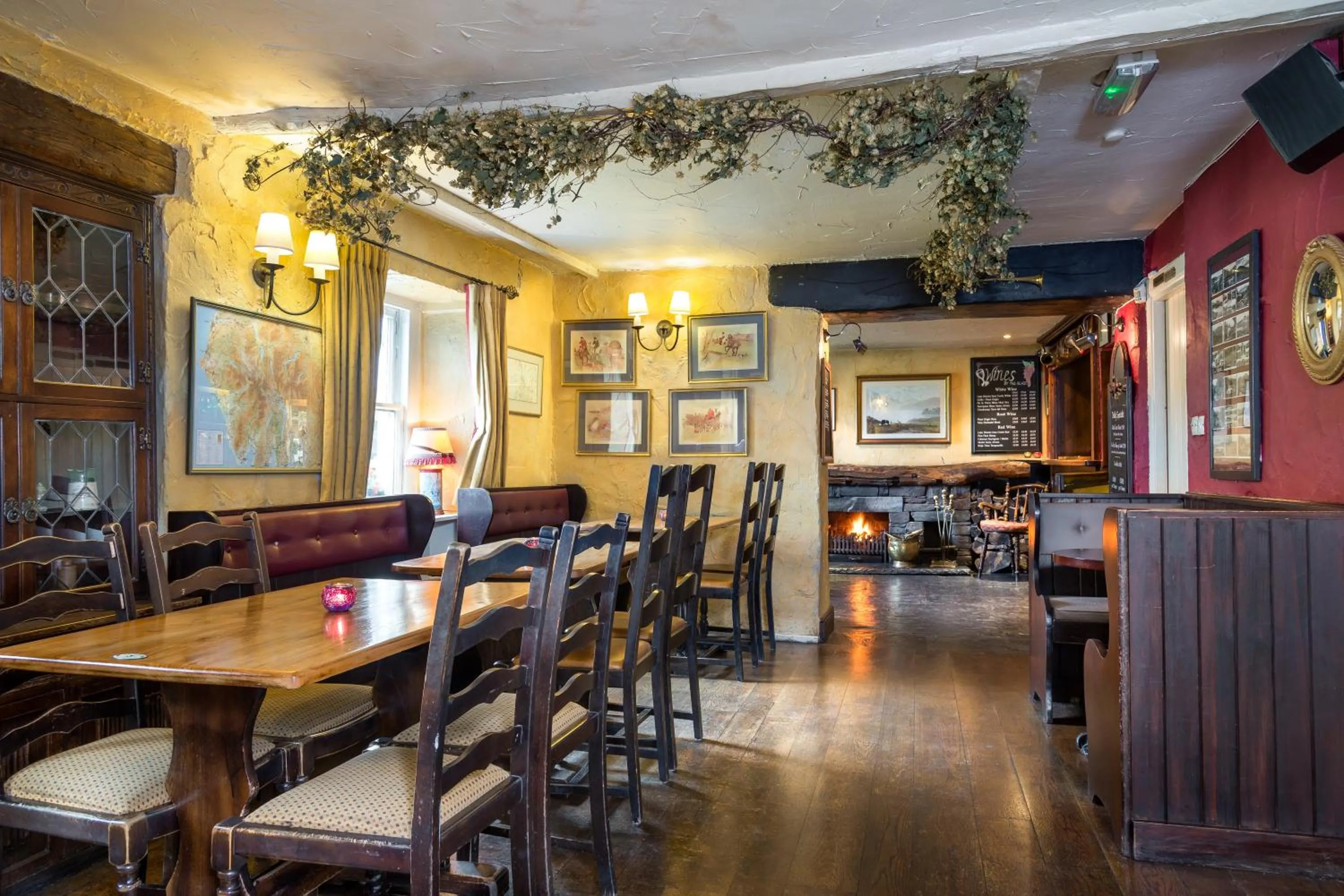 Dining area in The Traveller's Rest