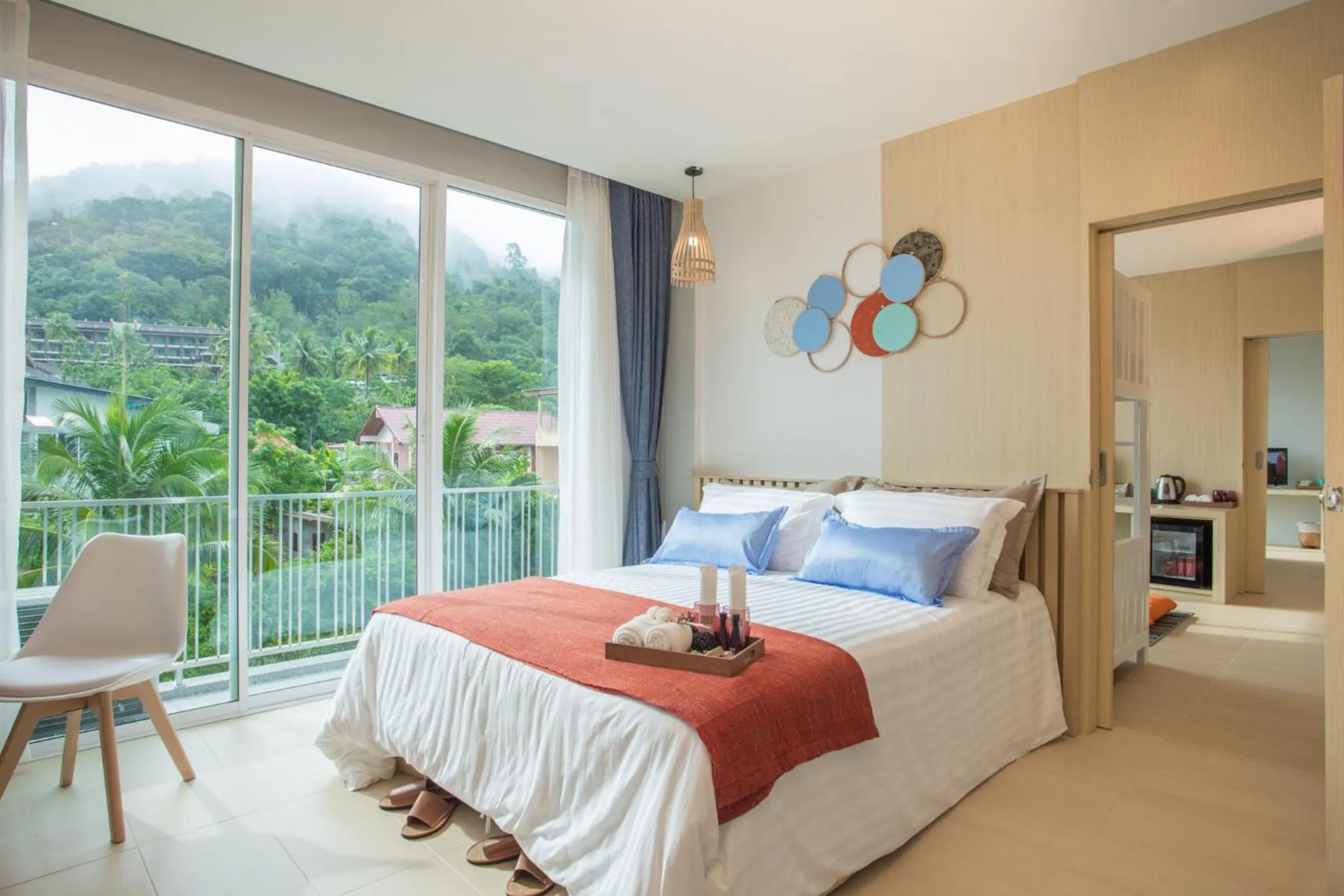 View (from property/room), Bed in LaRio Hotel Krabi-SHA Extra Plus