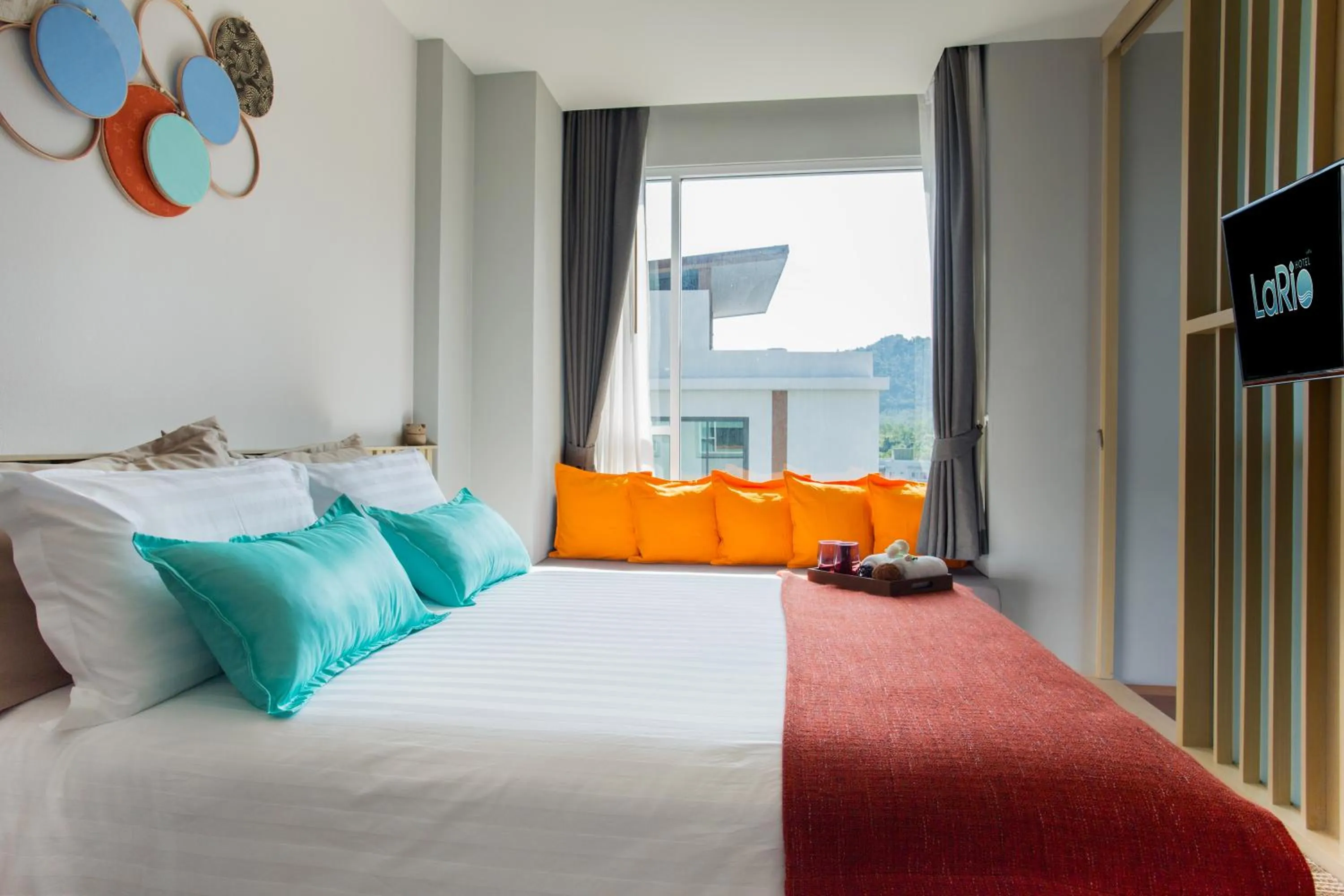 Seating area, Bed in LaRio Hotel Krabi-SHA Extra Plus