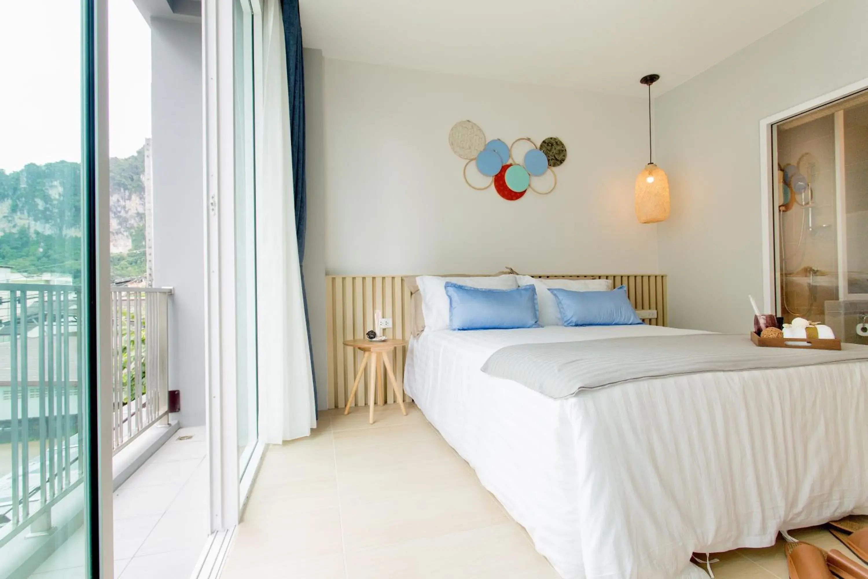 View (from property/room), Bed in LaRio Hotel Krabi-SHA Extra Plus View (from property/room), Bed in LaRio Hotel Krabi-SHA Extra Plus