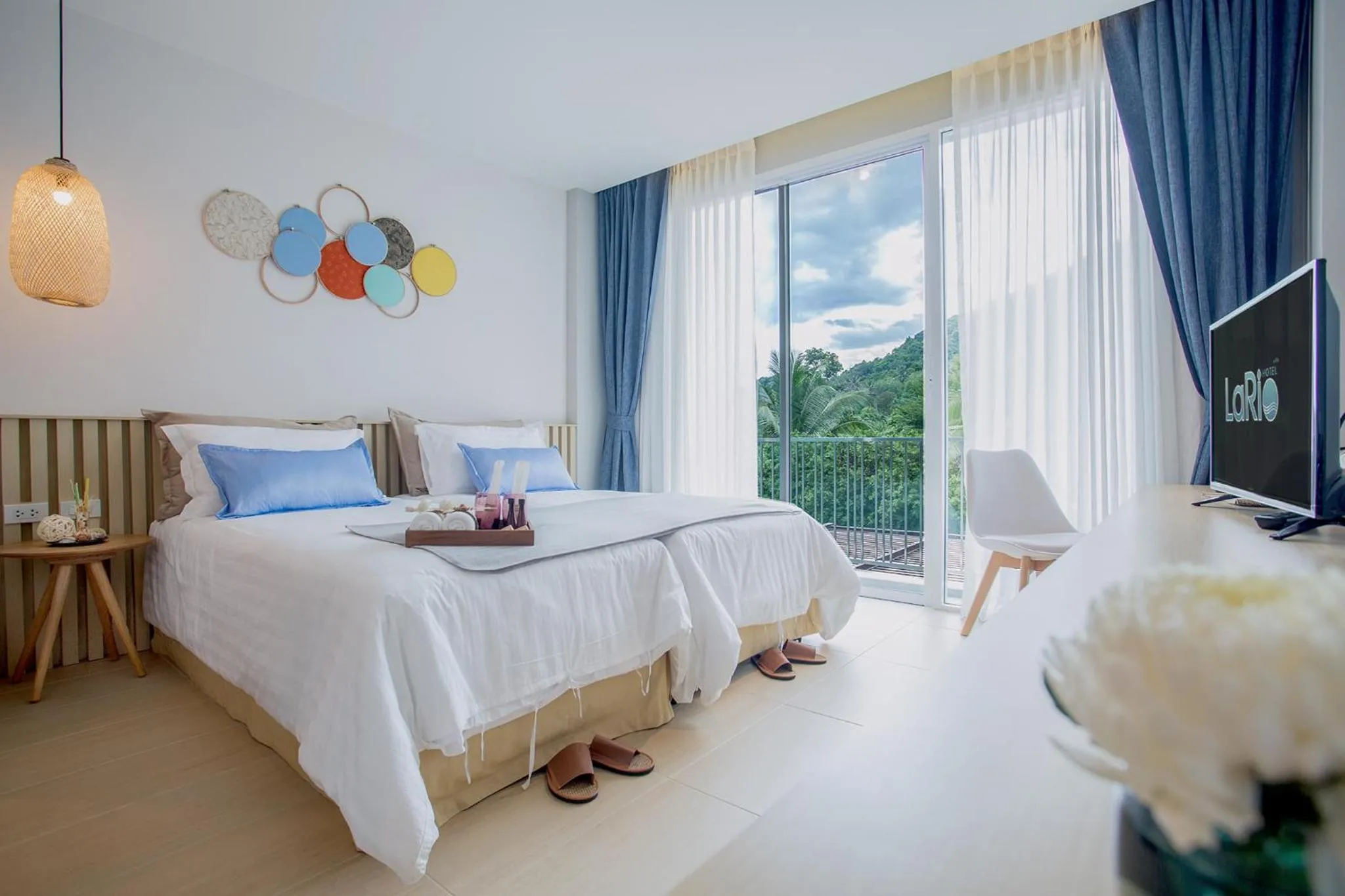 View (from property/room), Bed in LaRio Hotel Krabi-SHA Extra Plus