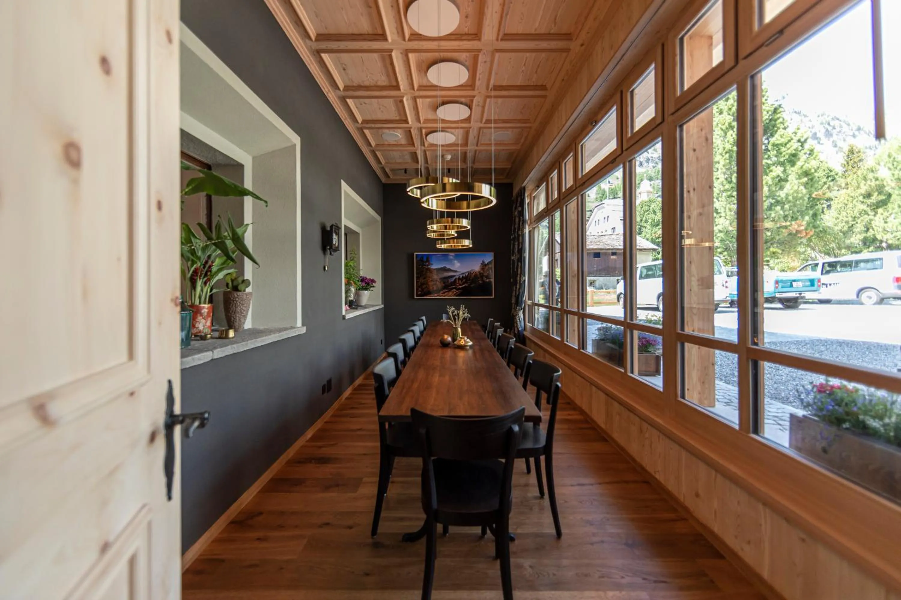 Restaurant/places to eat in Hotel Chesa Randolina