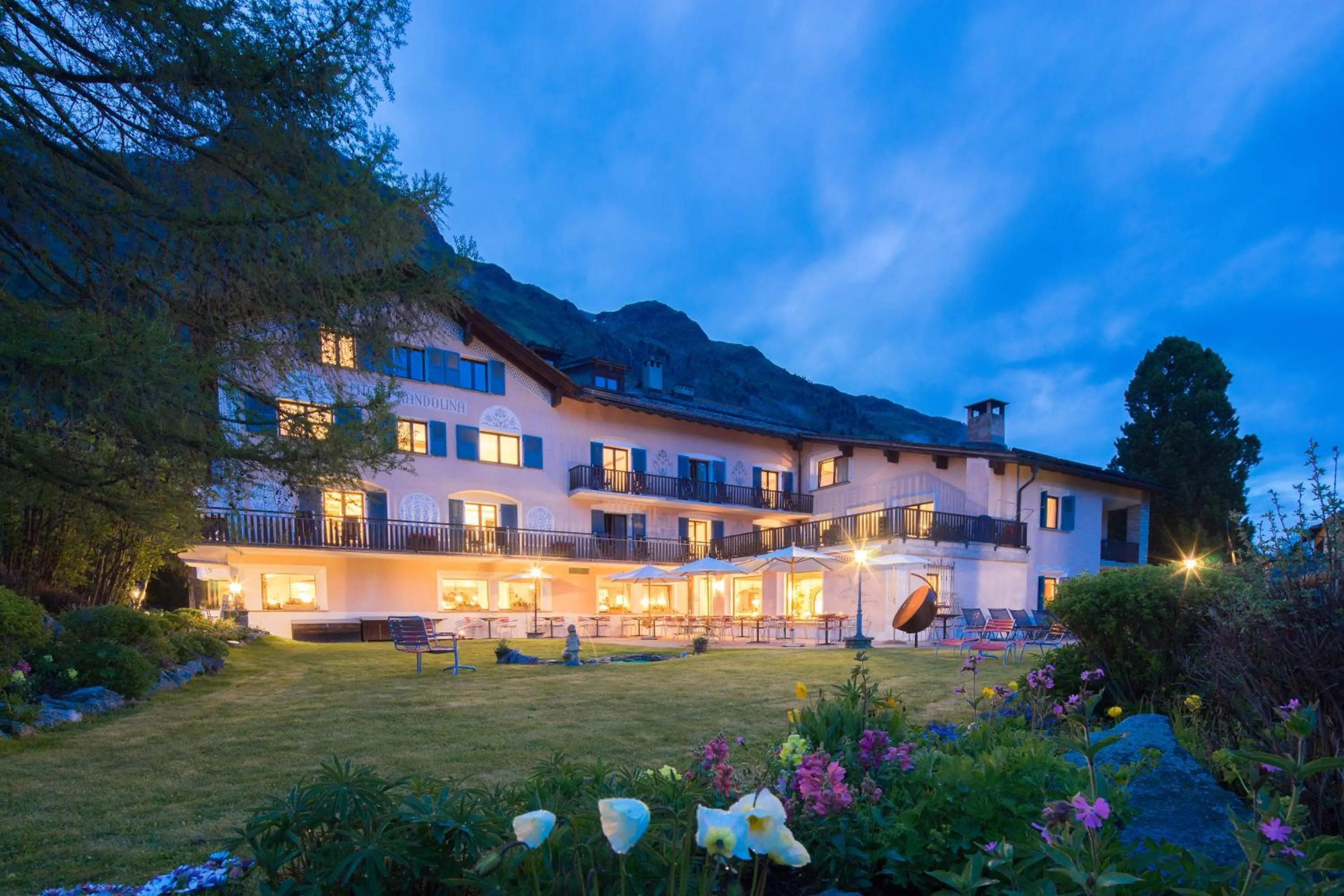 Garden in Hotel Chesa Randolina