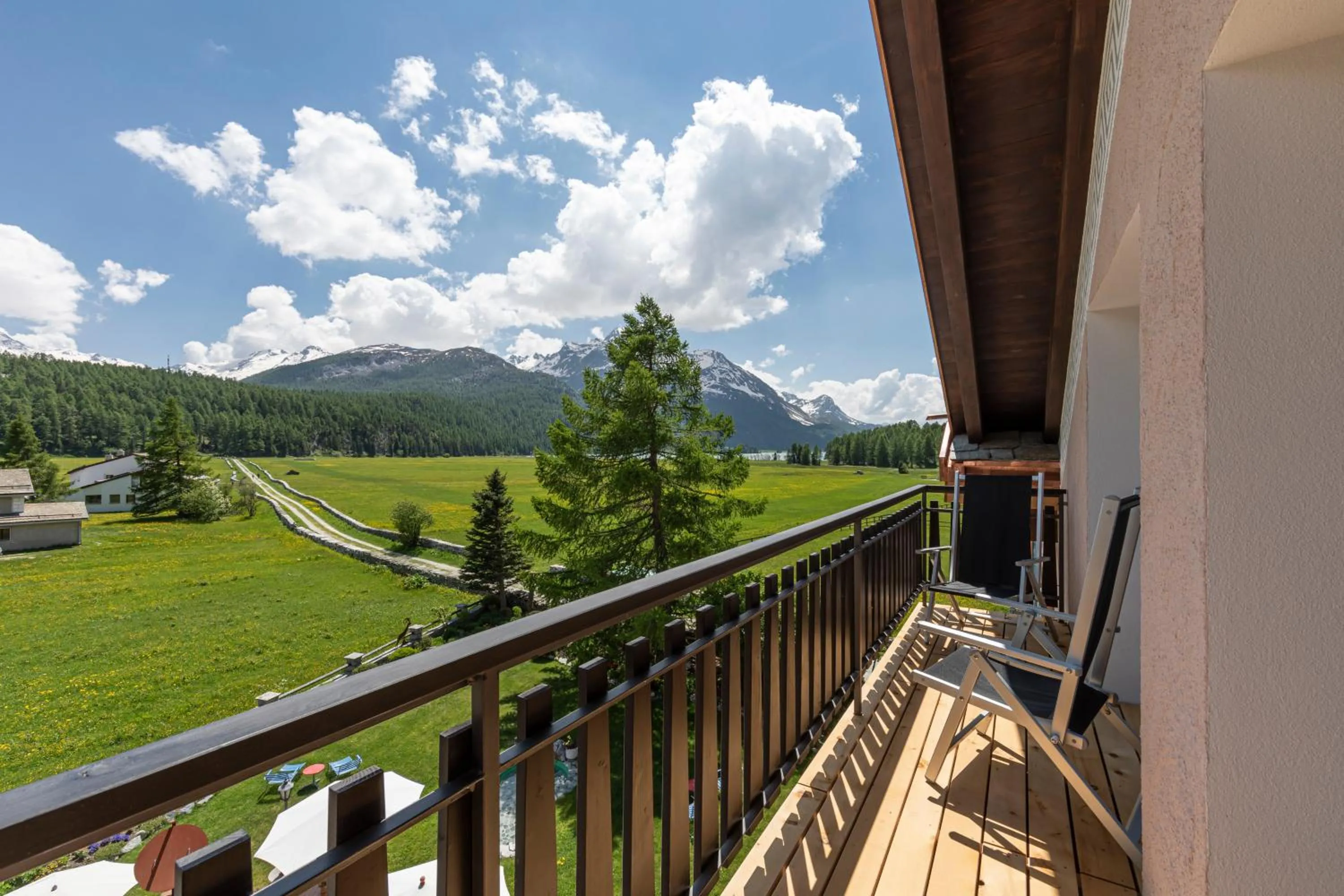 Balcony/Terrace in Hotel Chesa Randolina
