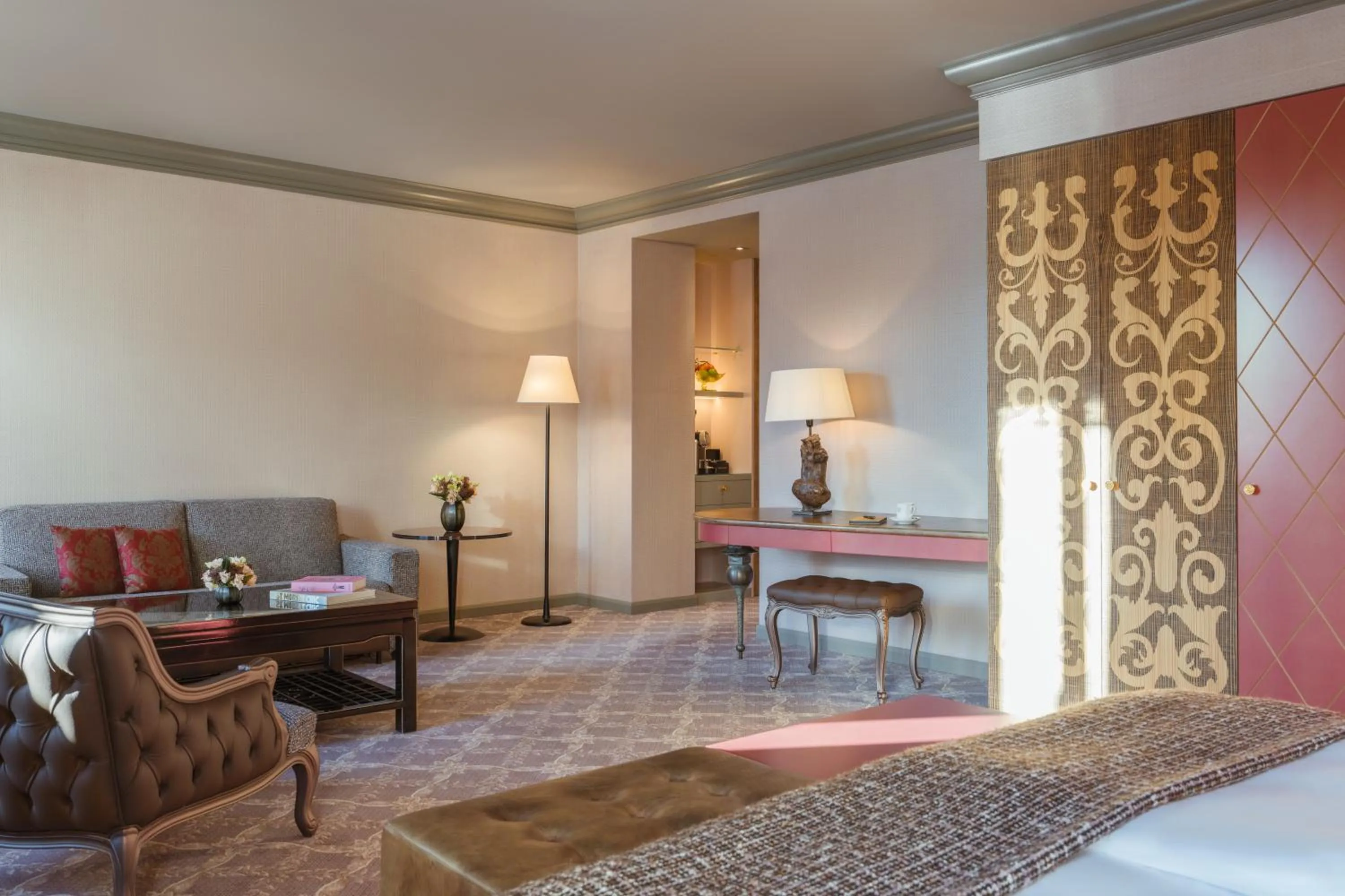 Bedroom, Bed in Carlton Hotel St Moritz - The Leading Hotels of the World