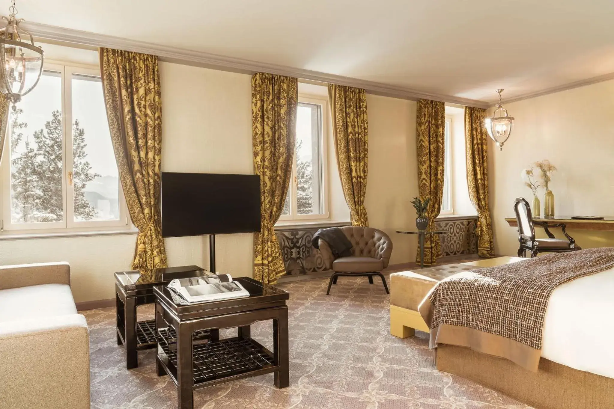 Carlton Two Bedroom Suite with Lake View in Carlton Hotel St Moritz - The Leading Hotels of the World Carlton Two Bedroom Suite with Lake View in Carlton Hotel St Moritz - The Leading Hotels of the World