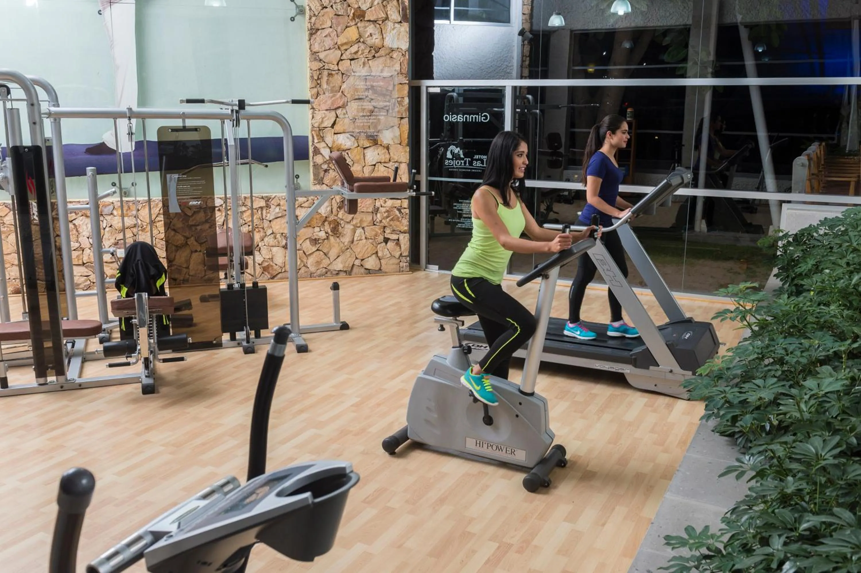 Fitness centre/facilities in Hotel Las Trojes