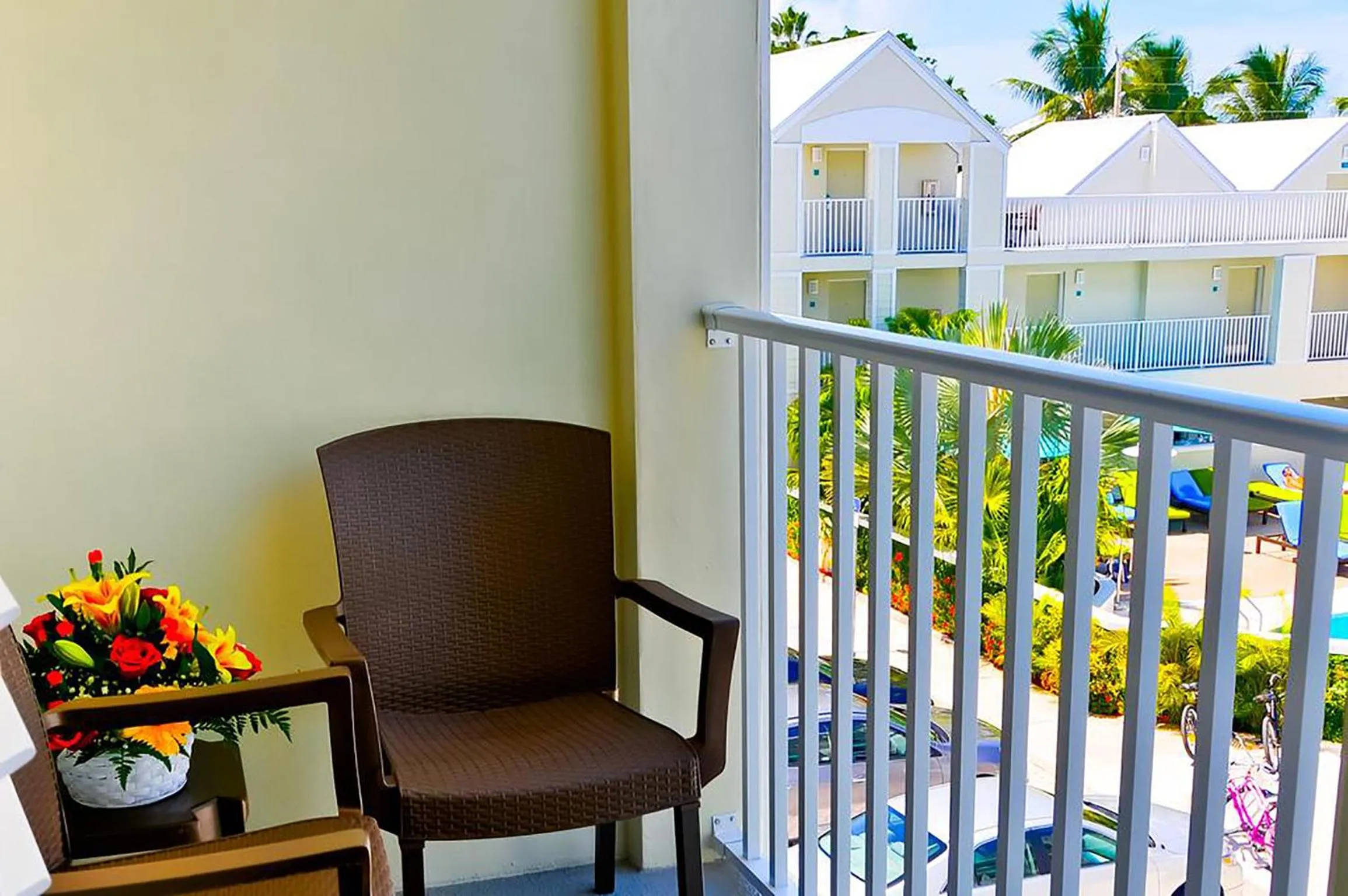 Balcony/Terrace in Silver Palms Inn