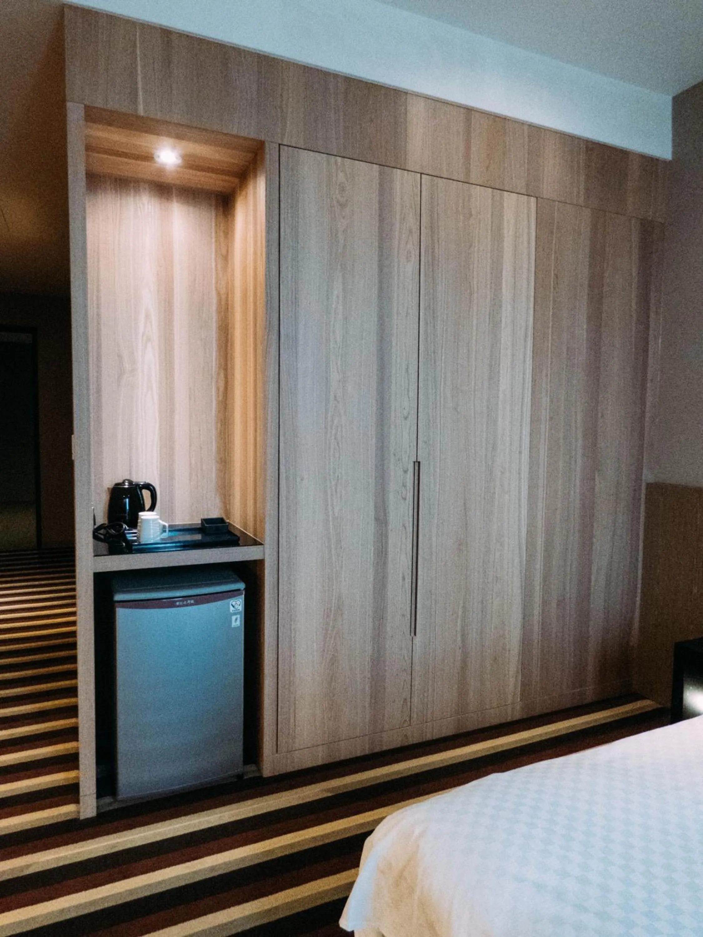 Bed in Grand Royal Hotel