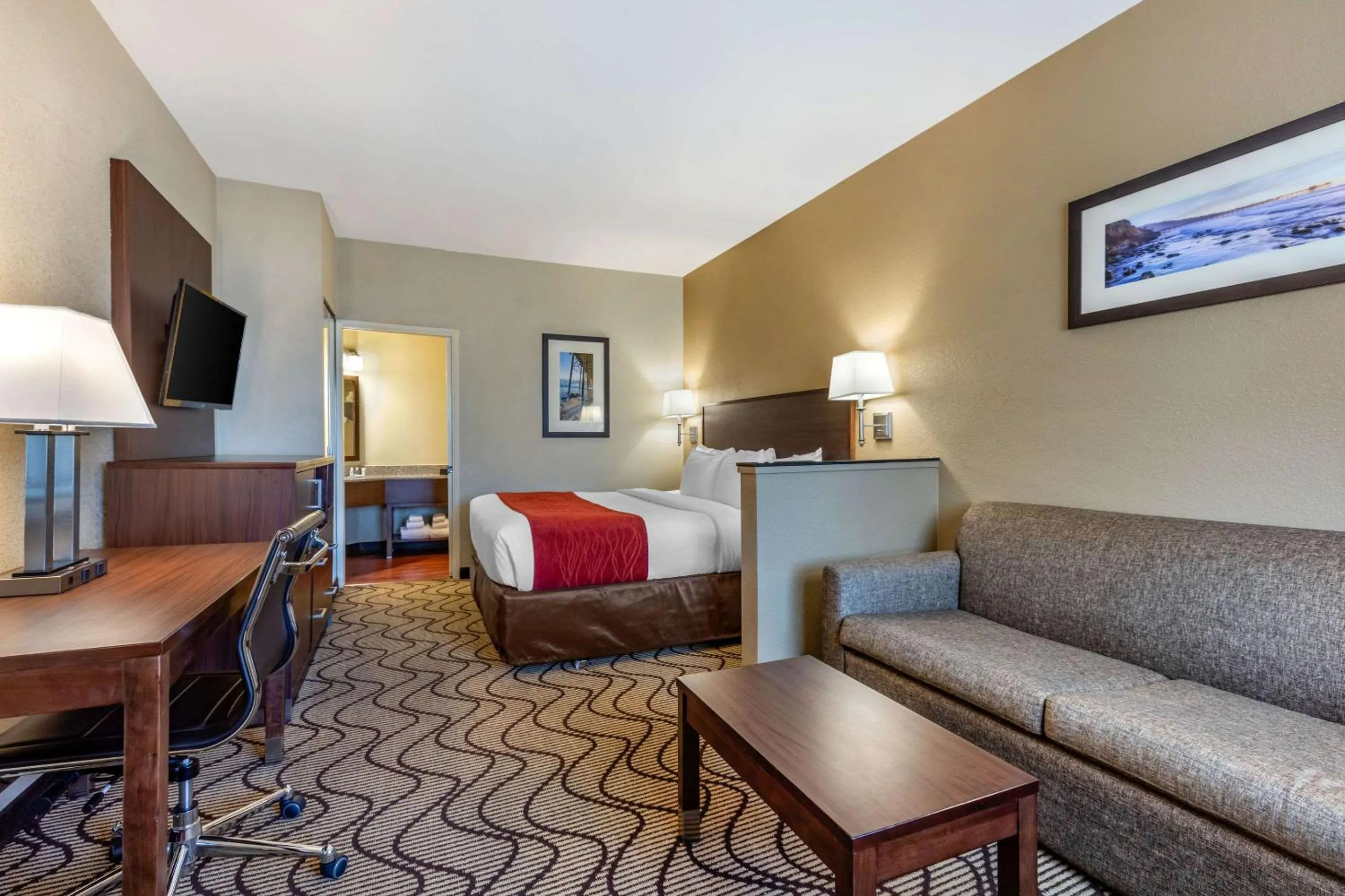 Photo of the whole room in Comfort Inn & Suites Orange County John Wayne Airport
