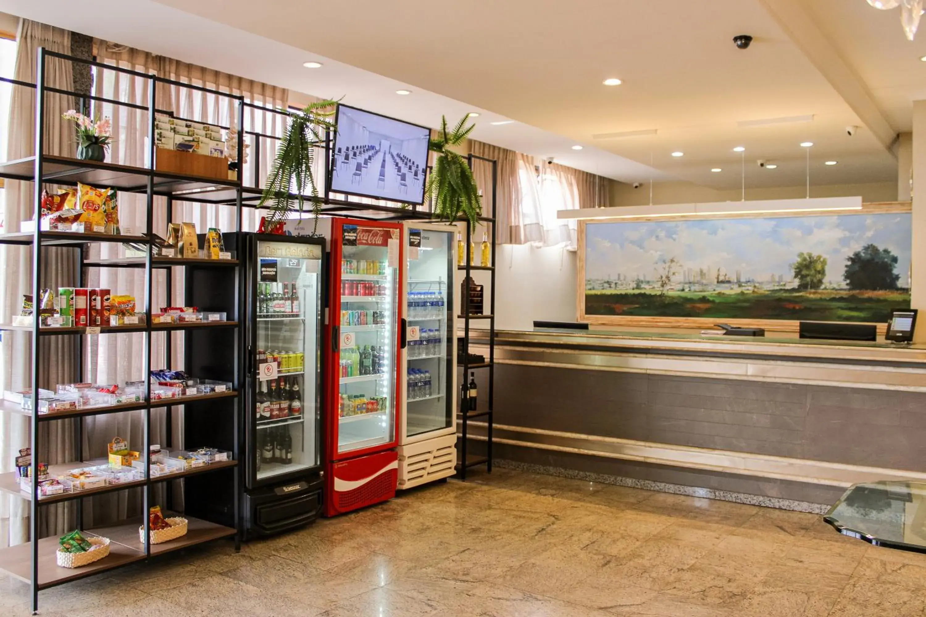 Lobby or reception in Hotel Dan Inn Araraquara by Nacional Inn Lobby or reception in Hotel Dan Inn Araraquara by Nacional Inn