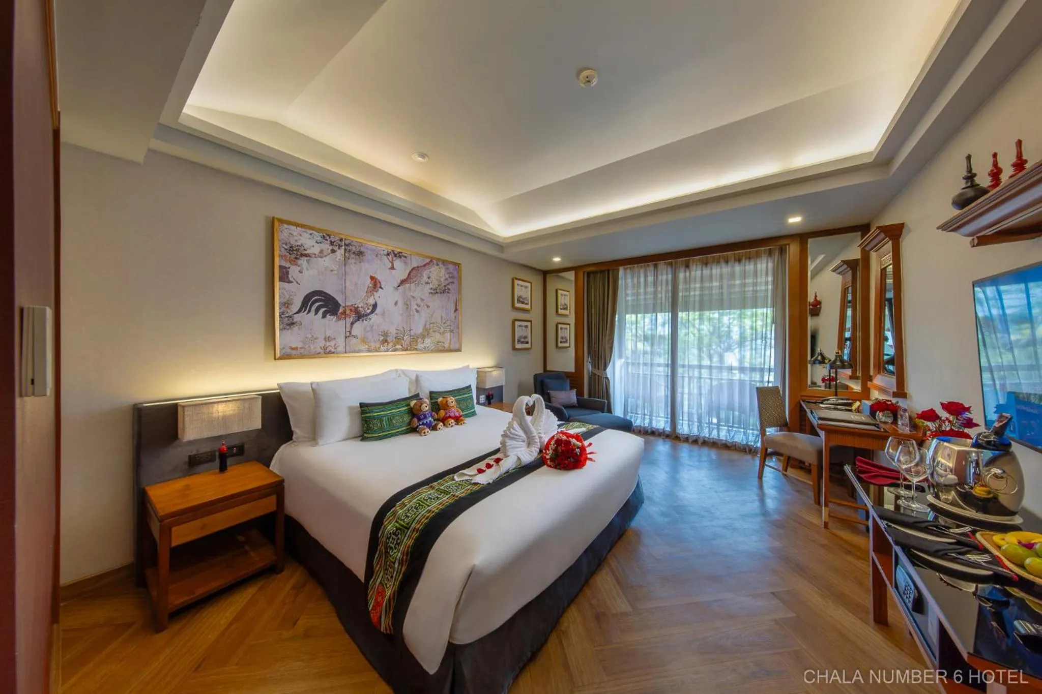 Bedroom, Bed in Chala Number6