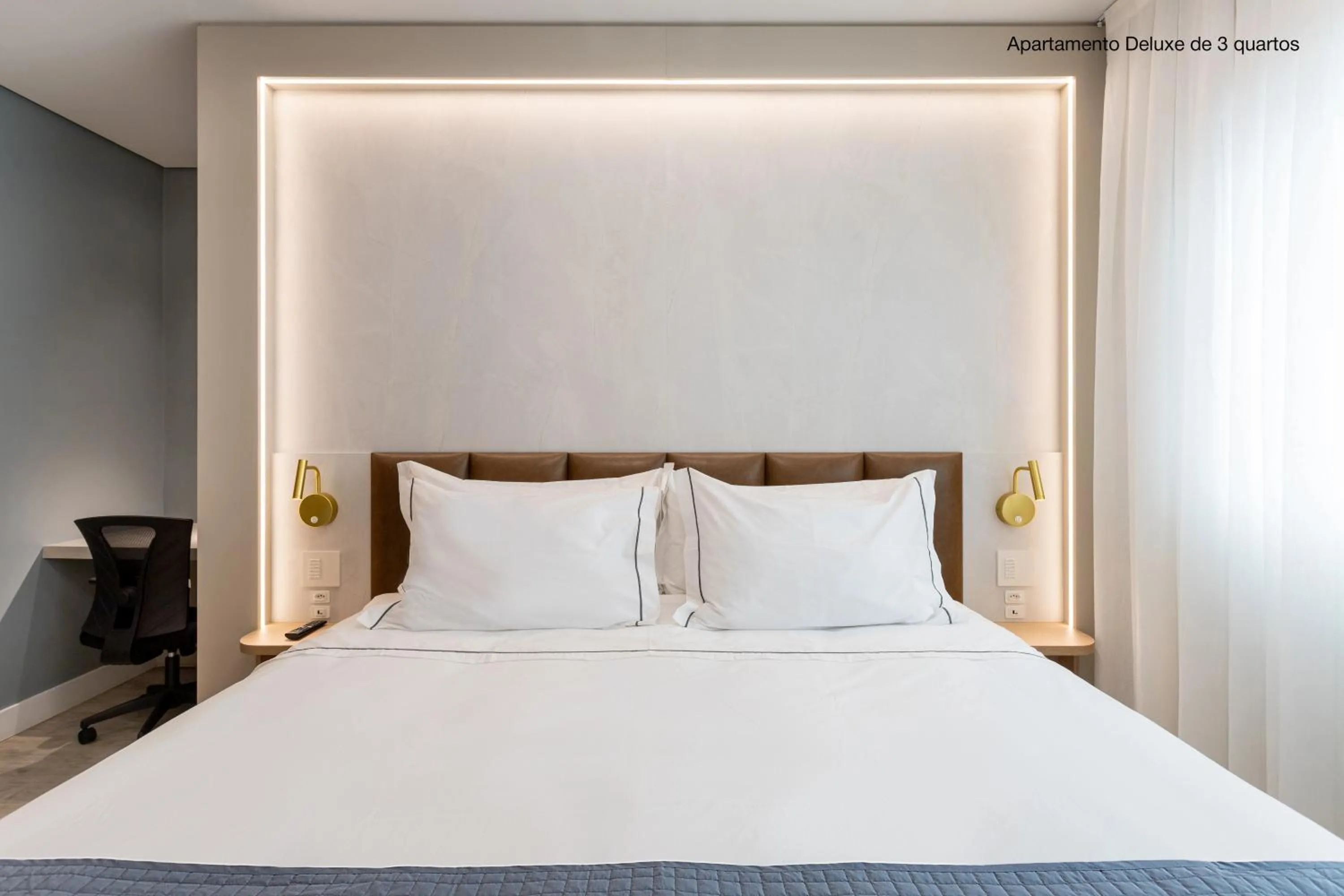 furniture, Bed in Santa Inn Hotel