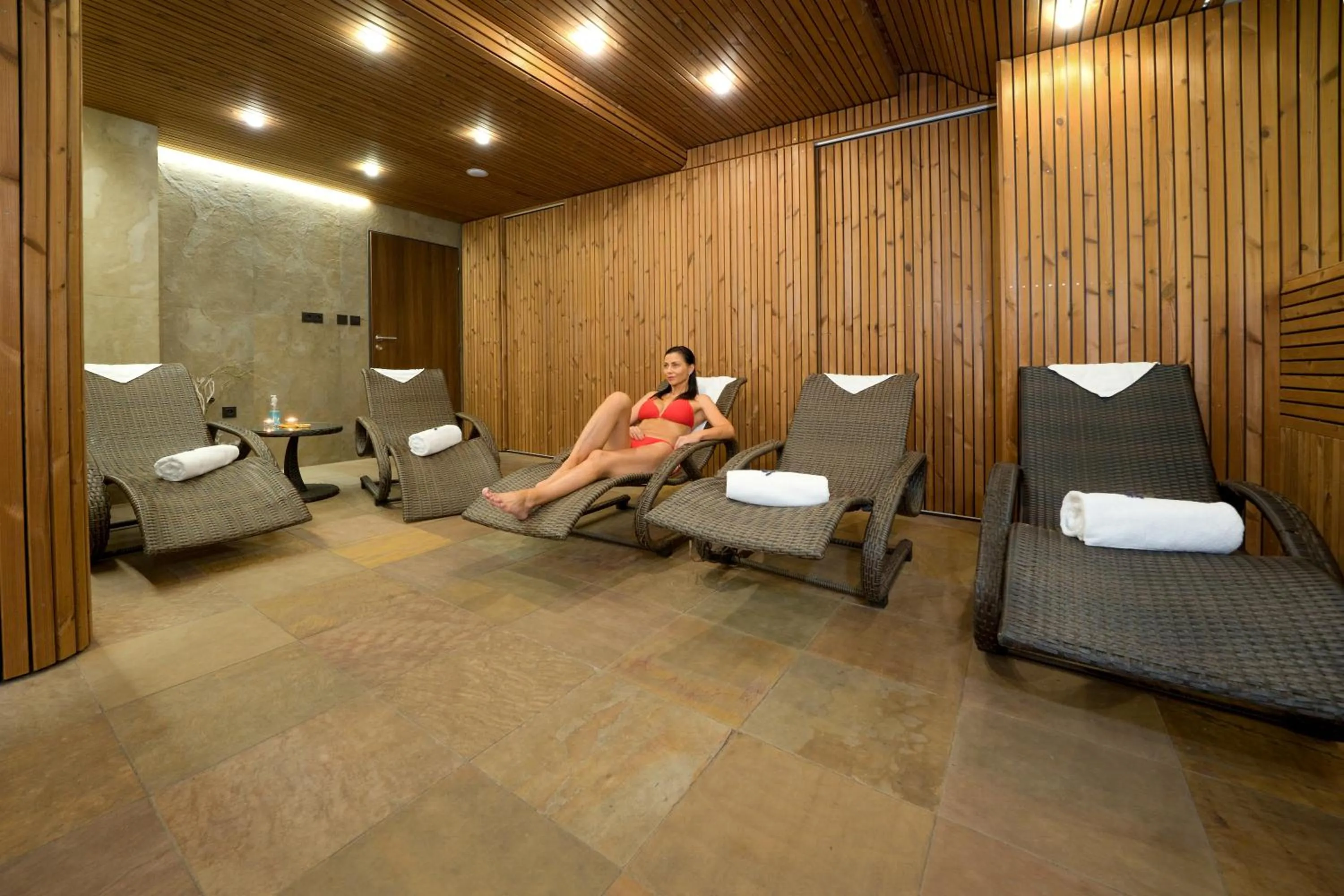 Sauna in Hotel Bartoš
