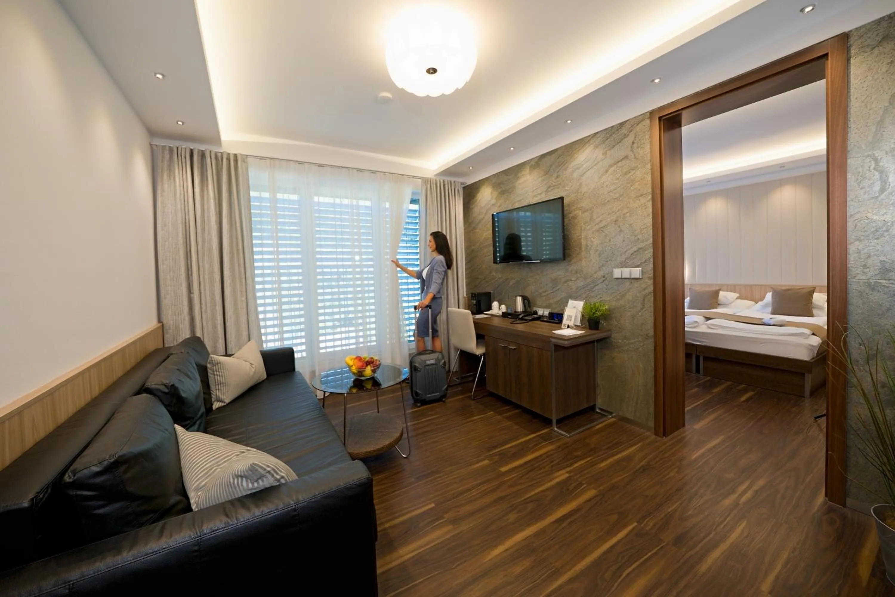 Bed in Hotel Bartoš