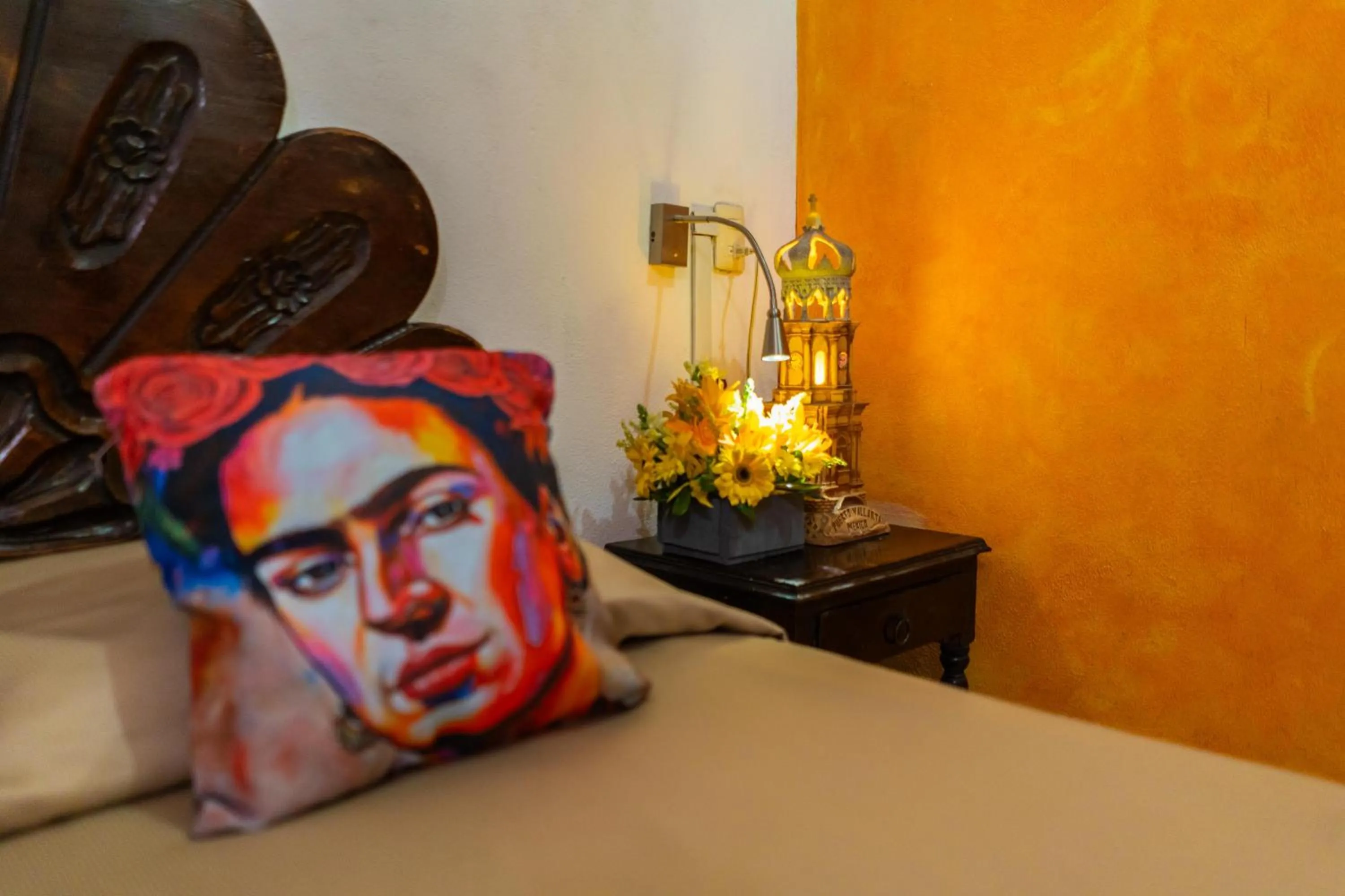 Bed in Hotel Posada De Roger - Near Los Muertos Beach