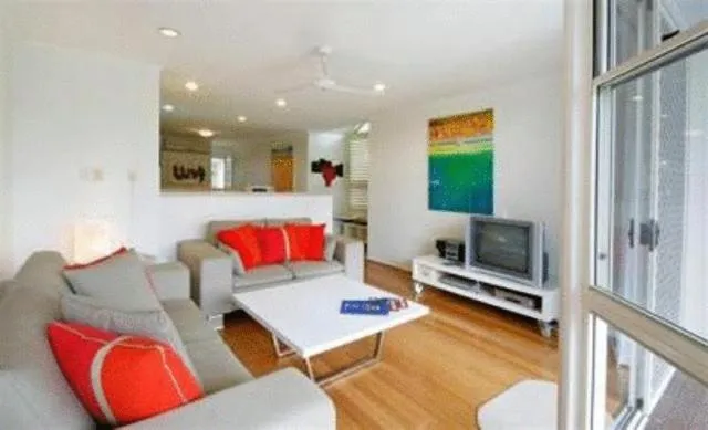 Communal lounge/ TV room in Portside Noosa Waters