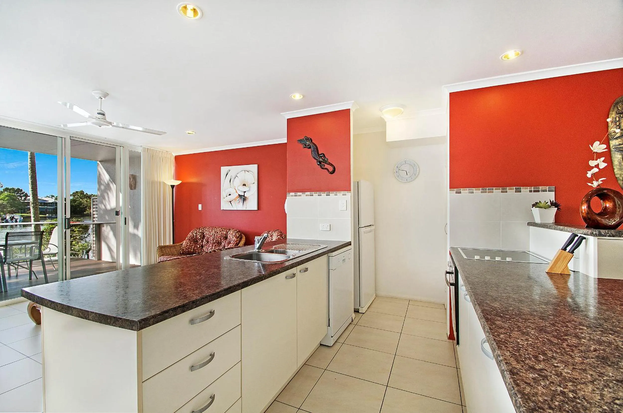 Kitchen or kitchenette in Portside Noosa Waters