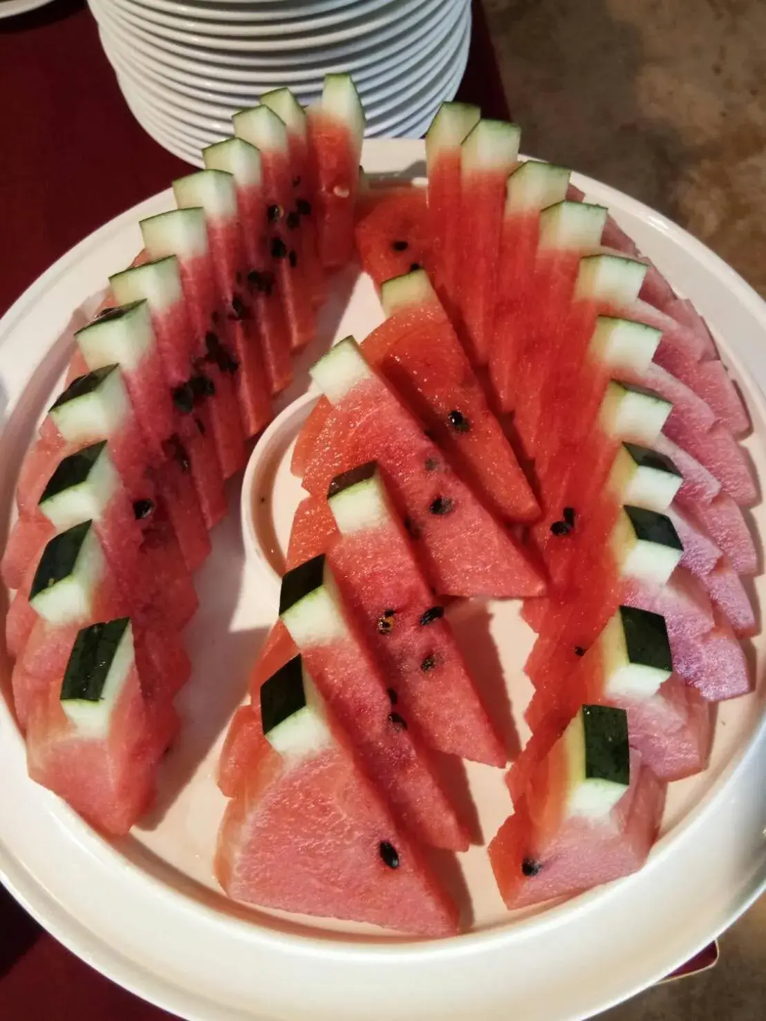 Breakfast in The Tropical Beach Resort Breakfast in The Tropical Beach Resort