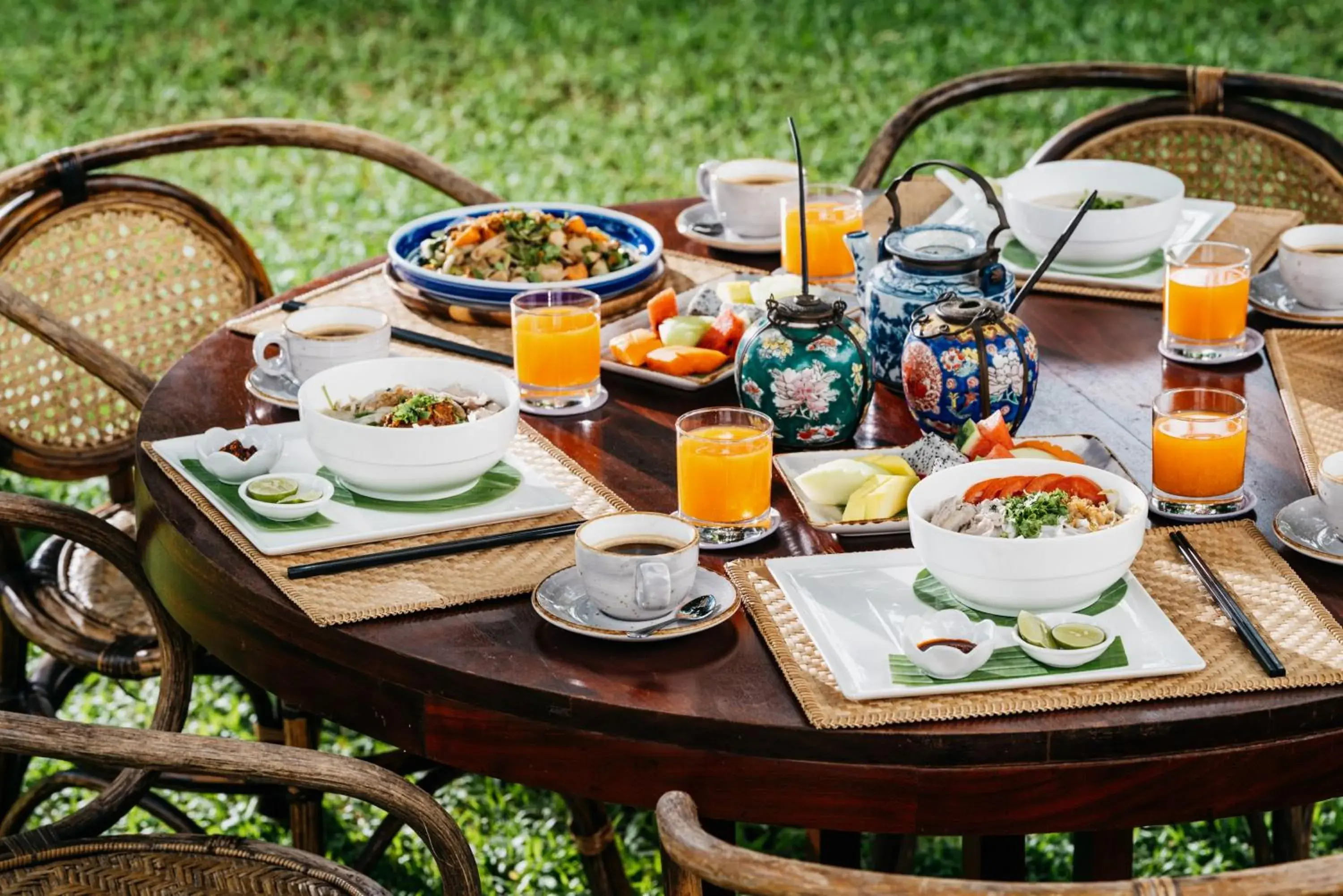 Breakfast in Sofitel Luang Prabang Breakfast in Sofitel Luang Prabang