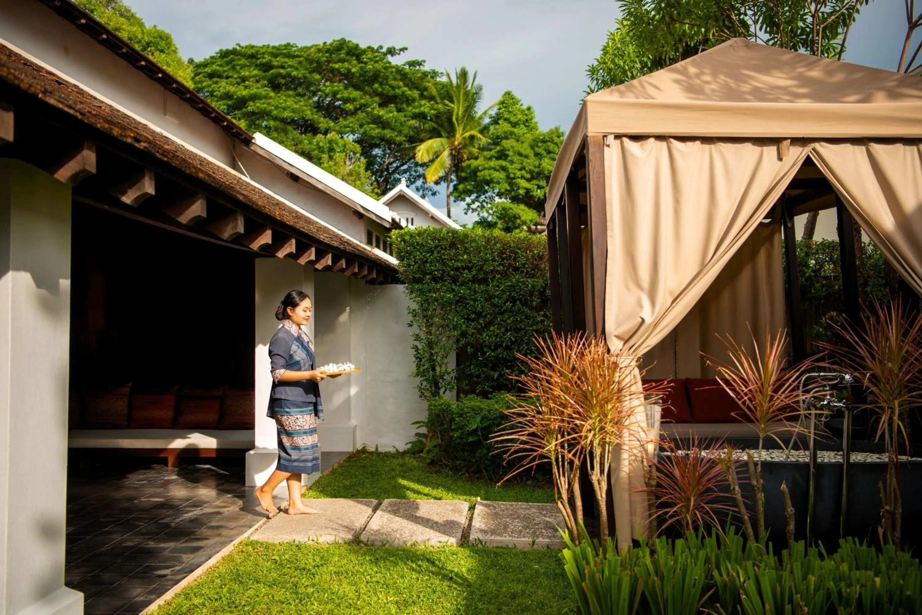 Garden view in Sofitel Luang Prabang