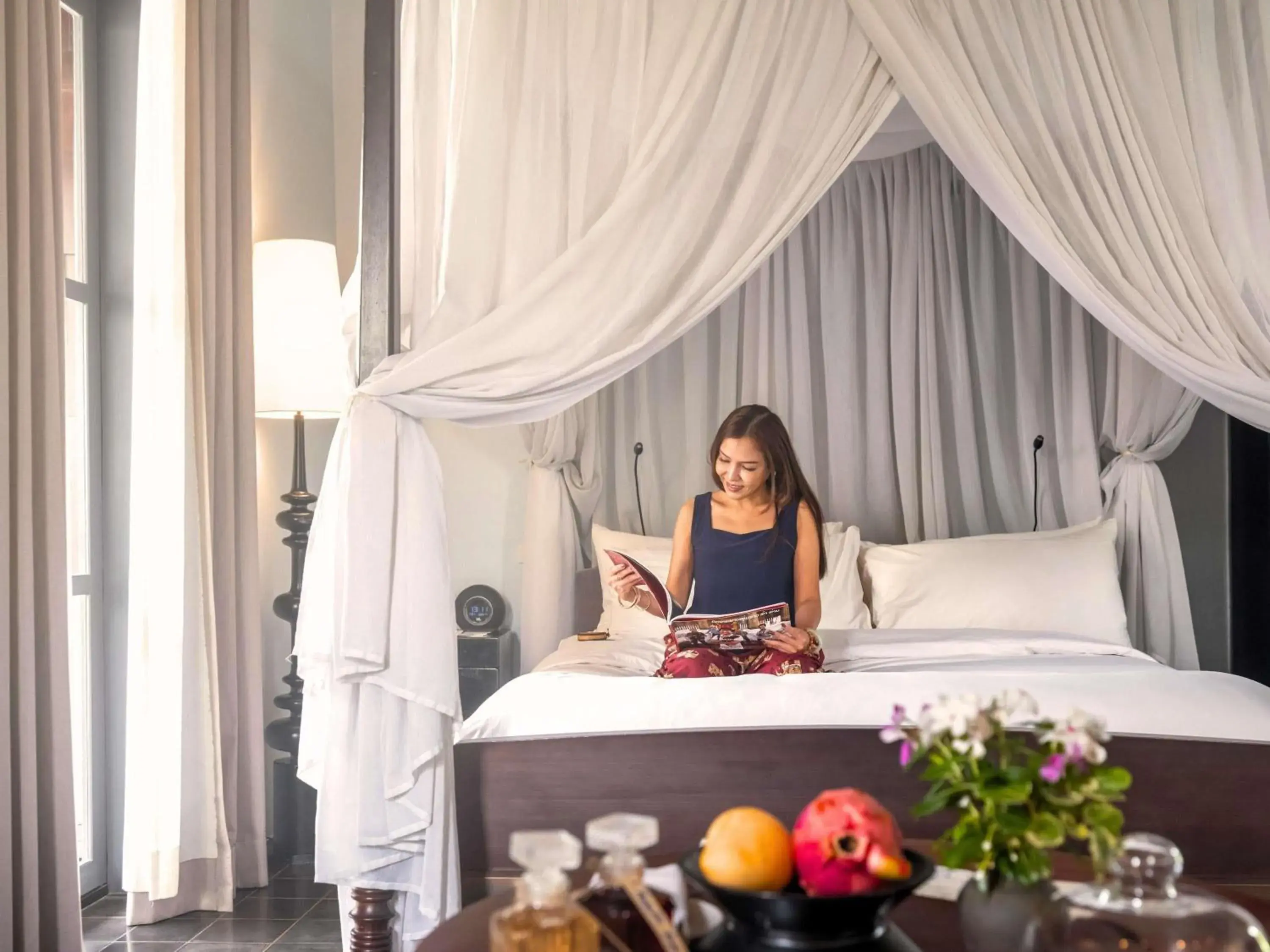 Property building, Bed in Sofitel Luang Prabang Property building, Bed in Sofitel Luang Prabang