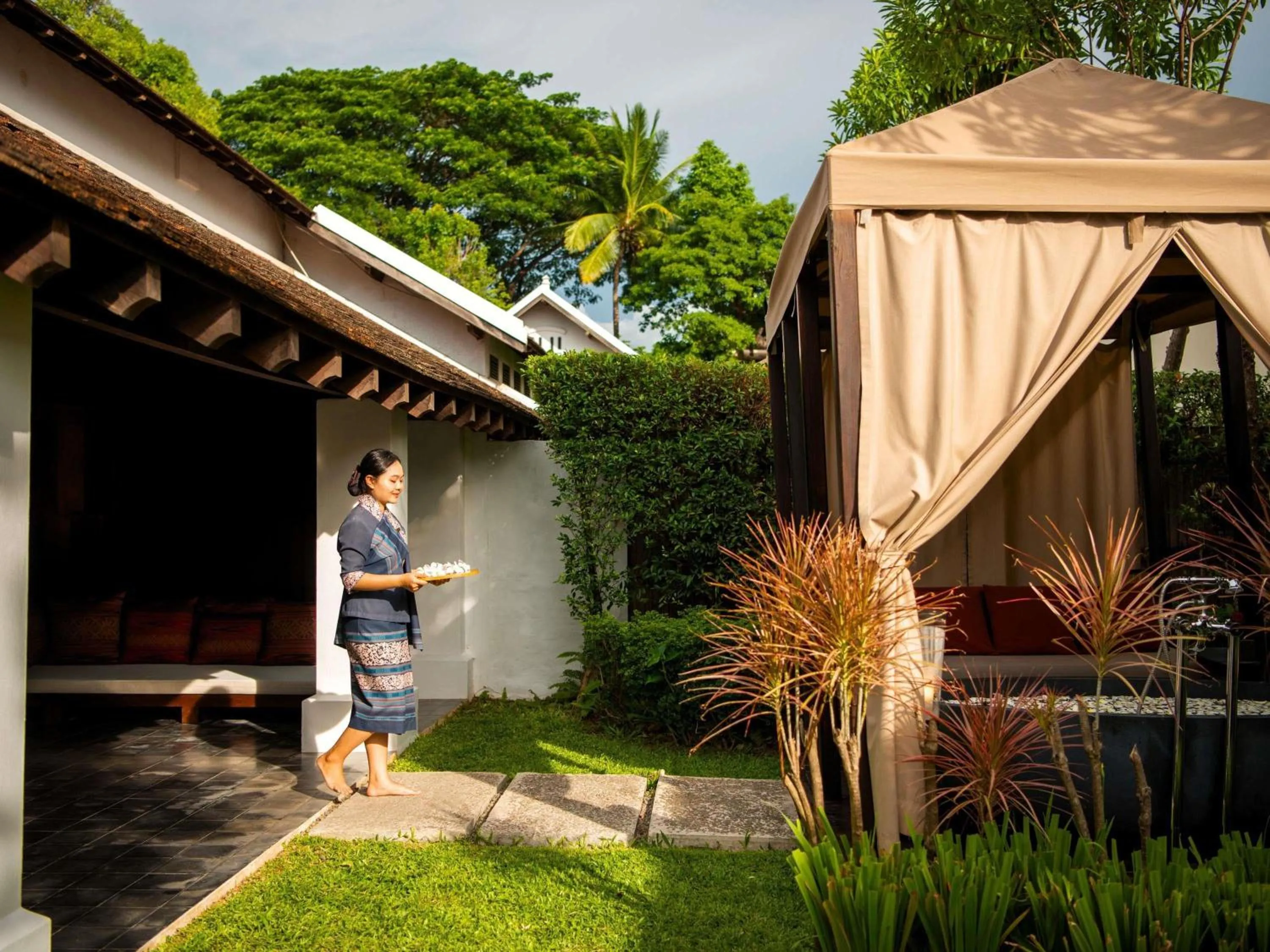 Bedroom in Sofitel Luang Prabang