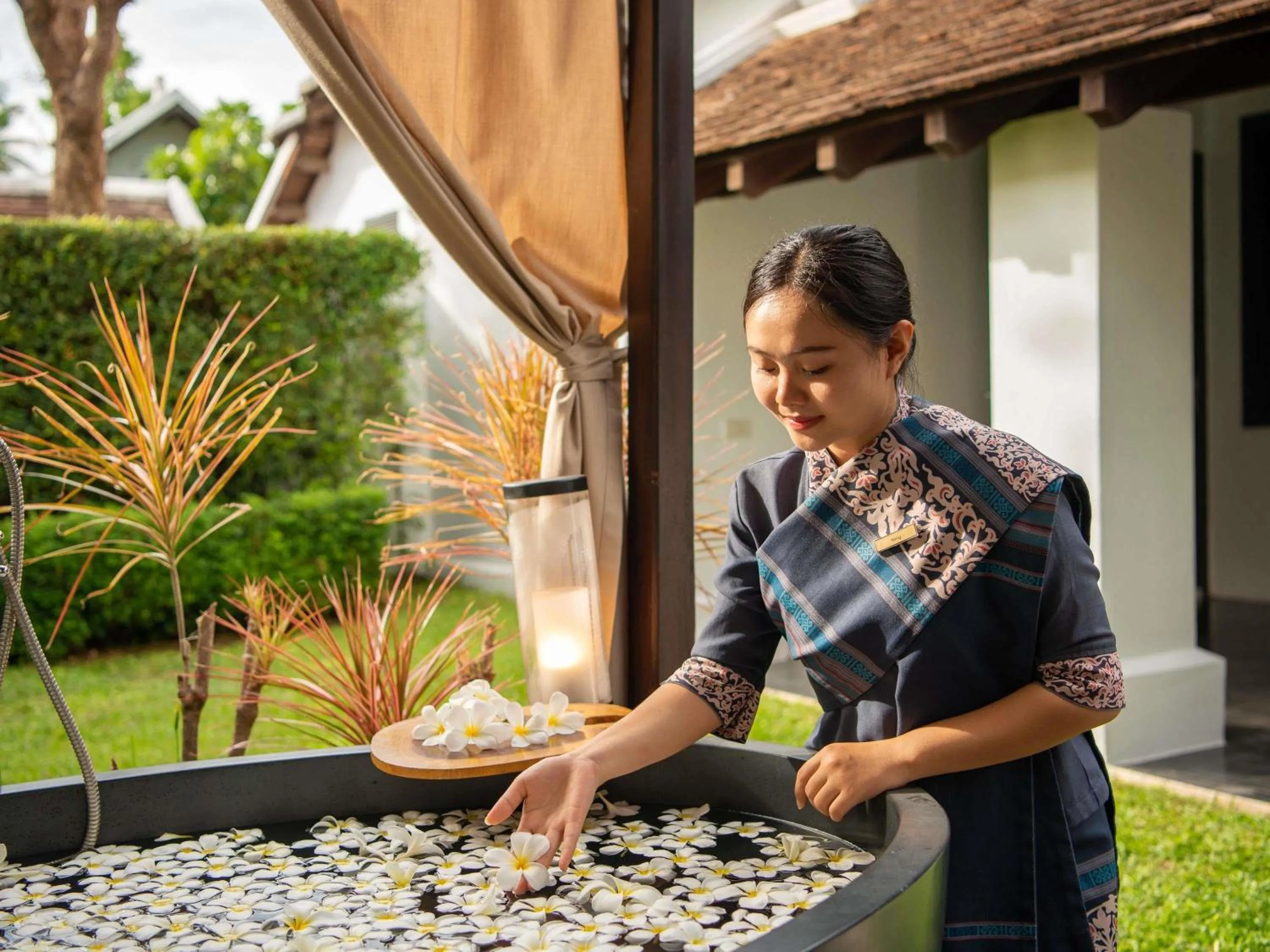 Bedroom in Sofitel Luang Prabang