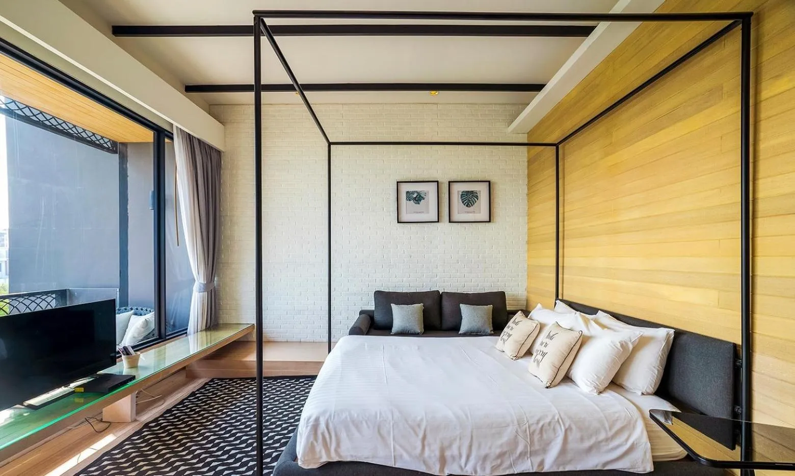 Bed in Siambeach Resort