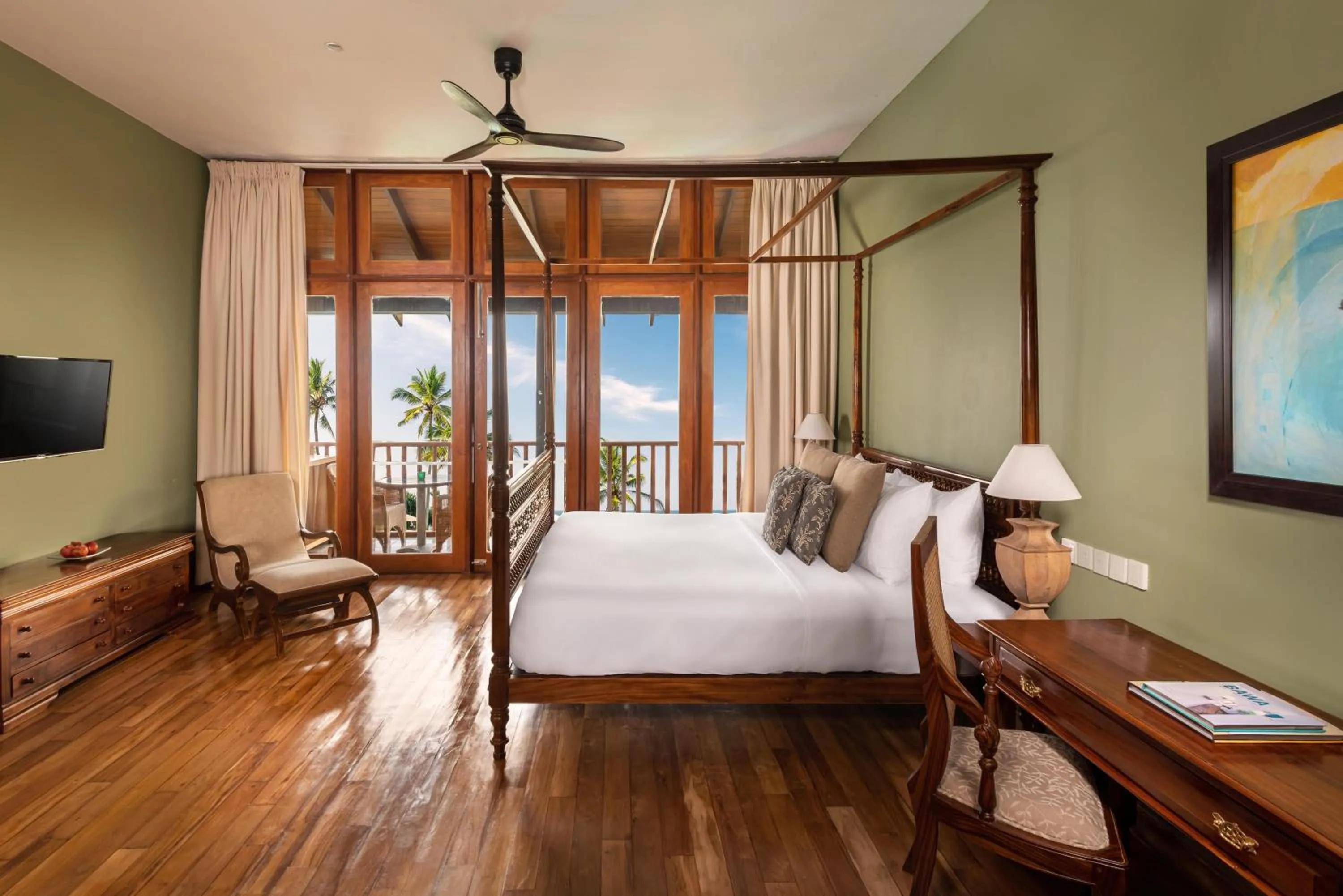 Bedroom, Bed in Jetwing Lighthouse, A Luxury Reserve
