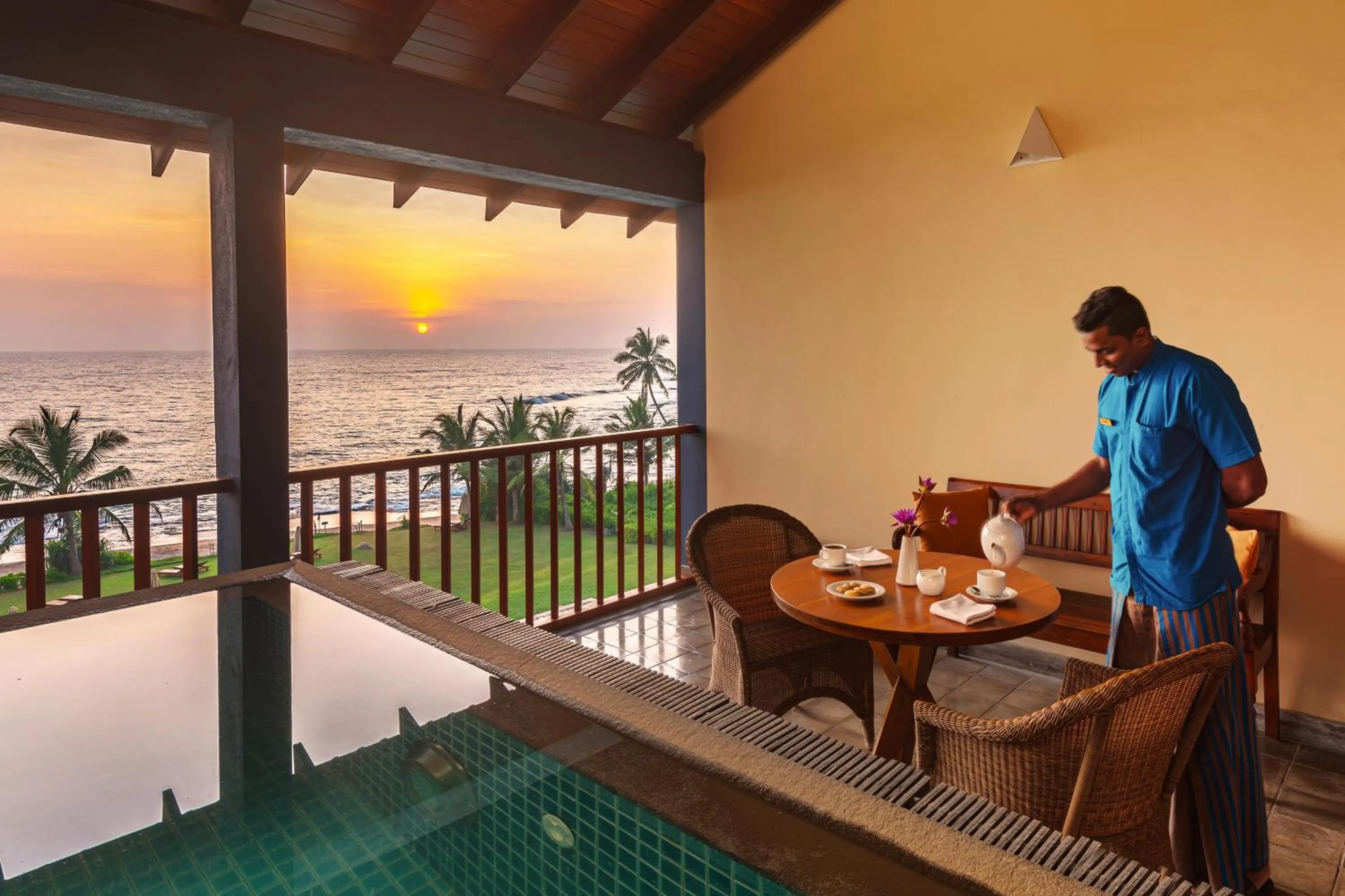 Balcony/Terrace in Jetwing Lighthouse, A Luxury Reserve