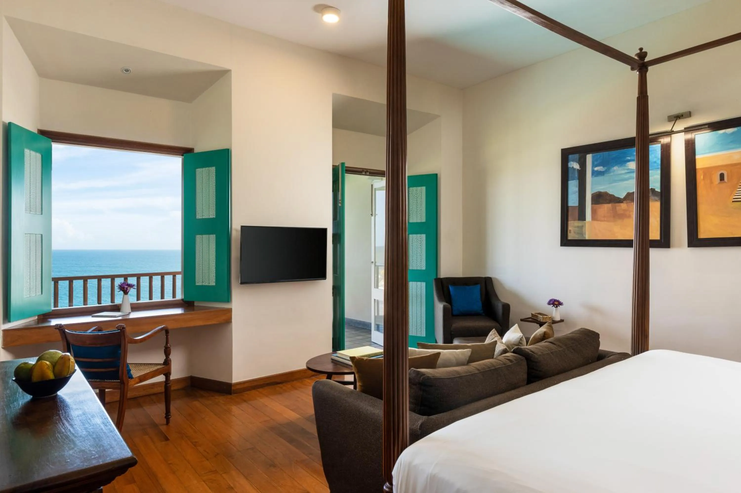 View (from property/room), Bed in Jetwing Lighthouse, A Luxury Reserve