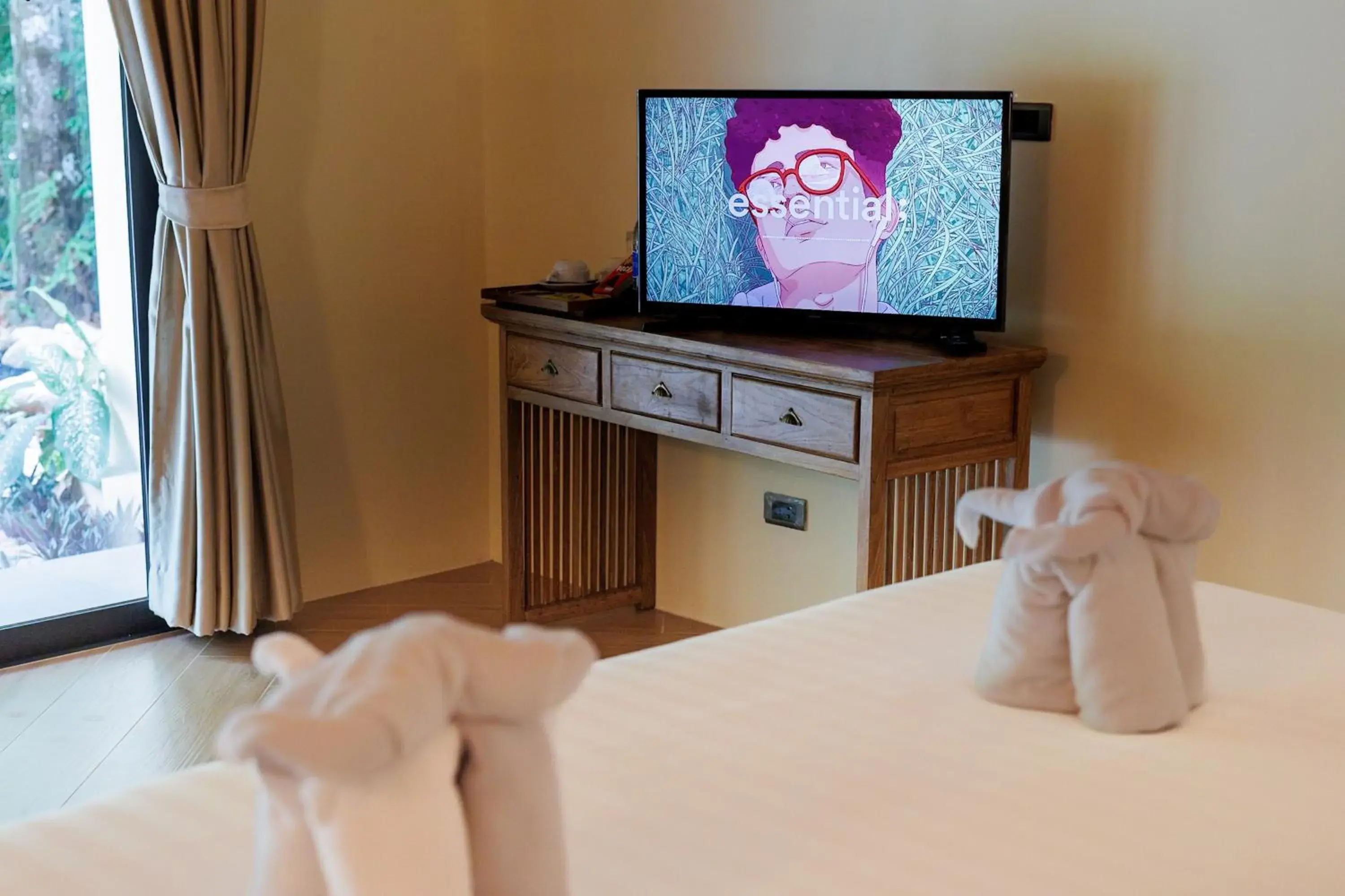 Bed in Chivapuri Beach Resort Bed in Chivapuri Beach Resort