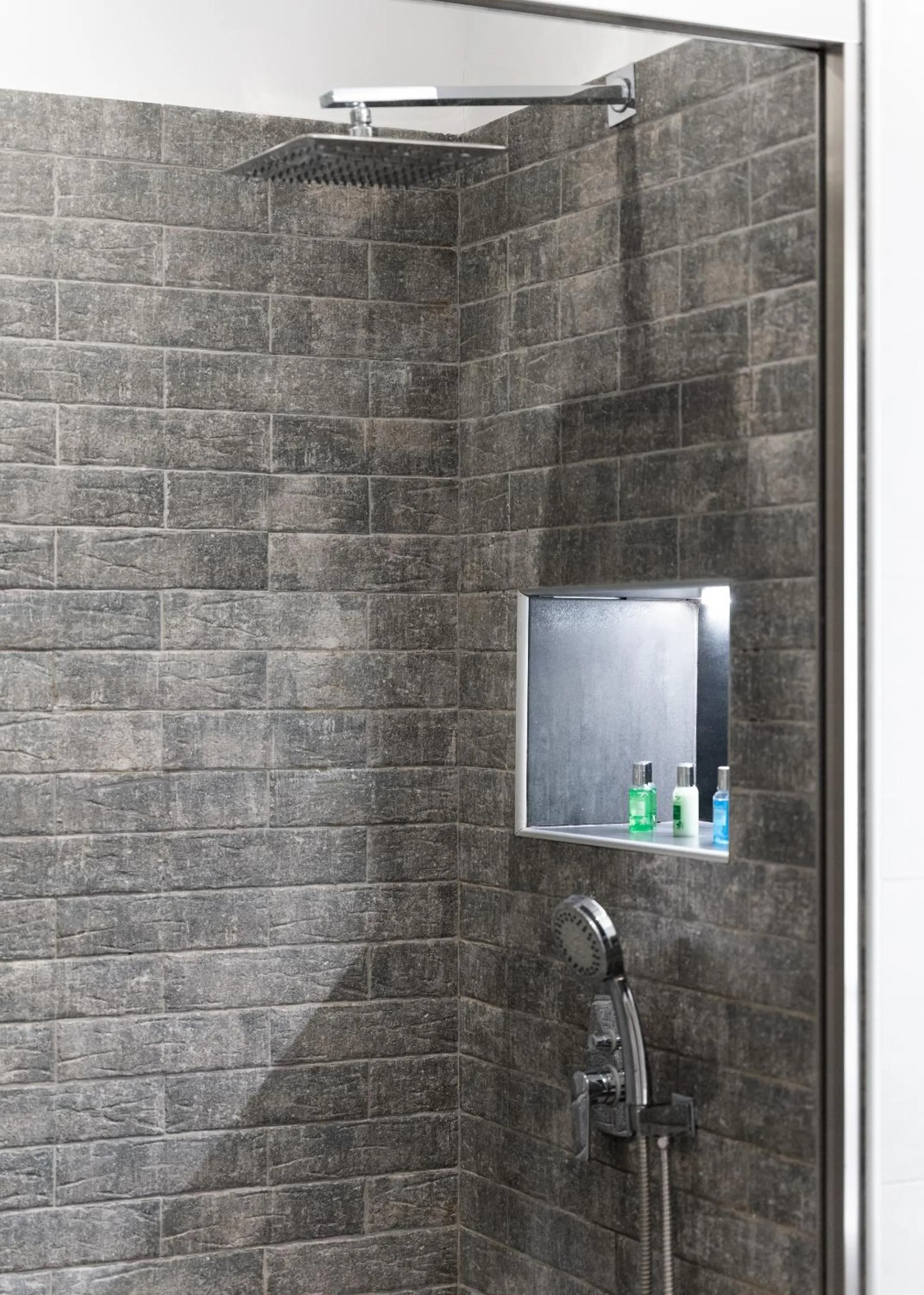 Shower in Acropolis Elegant Apartment