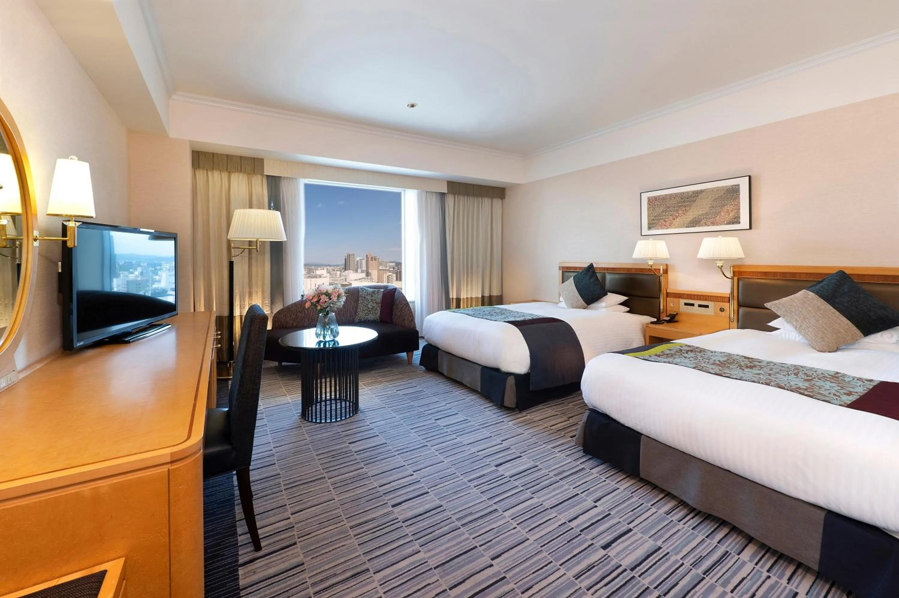 Photo of the whole room, Bed in Hotel Granvia Okayama