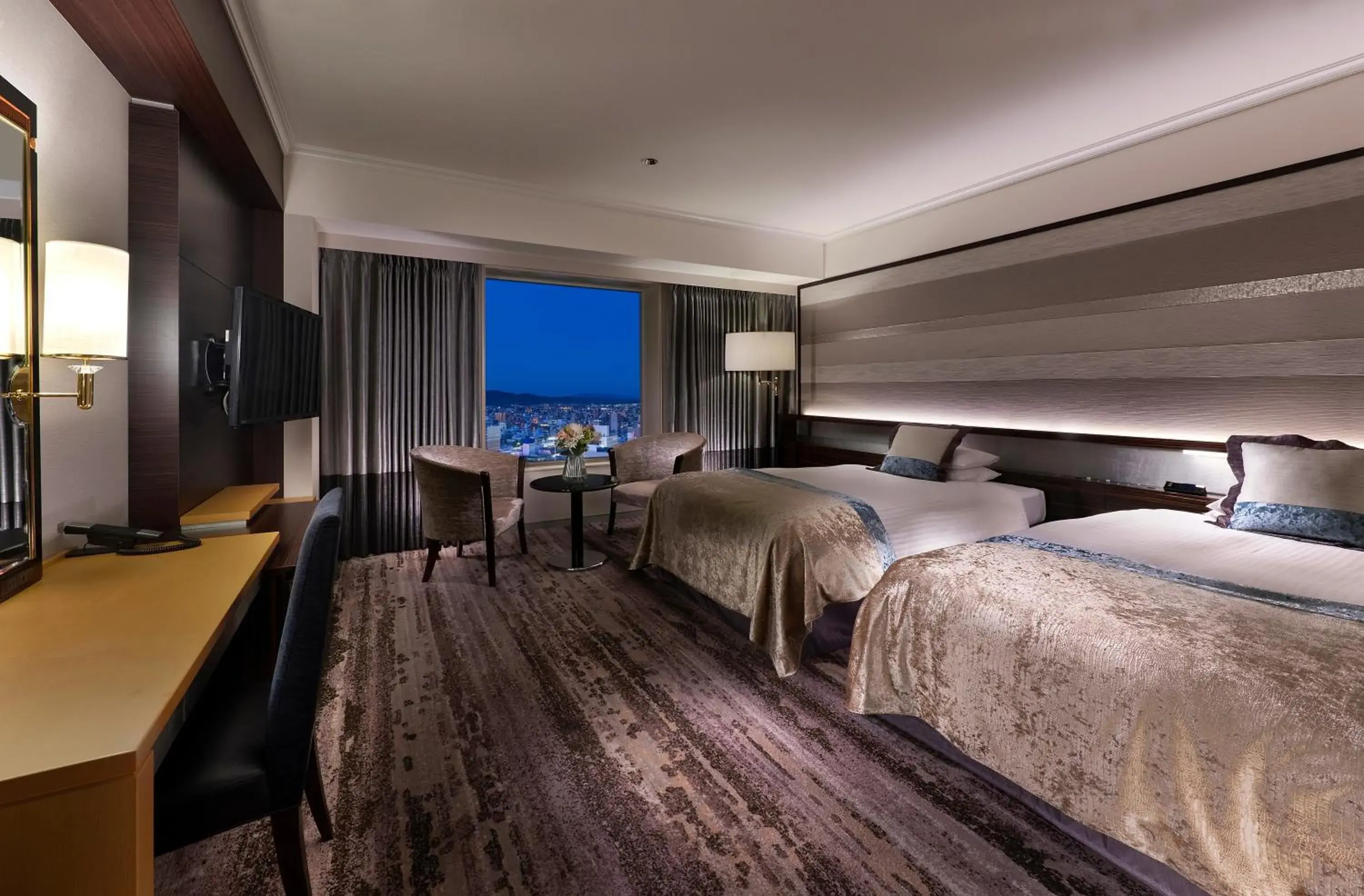 Bed in Hotel Granvia Okayama Bed in Hotel Granvia Okayama