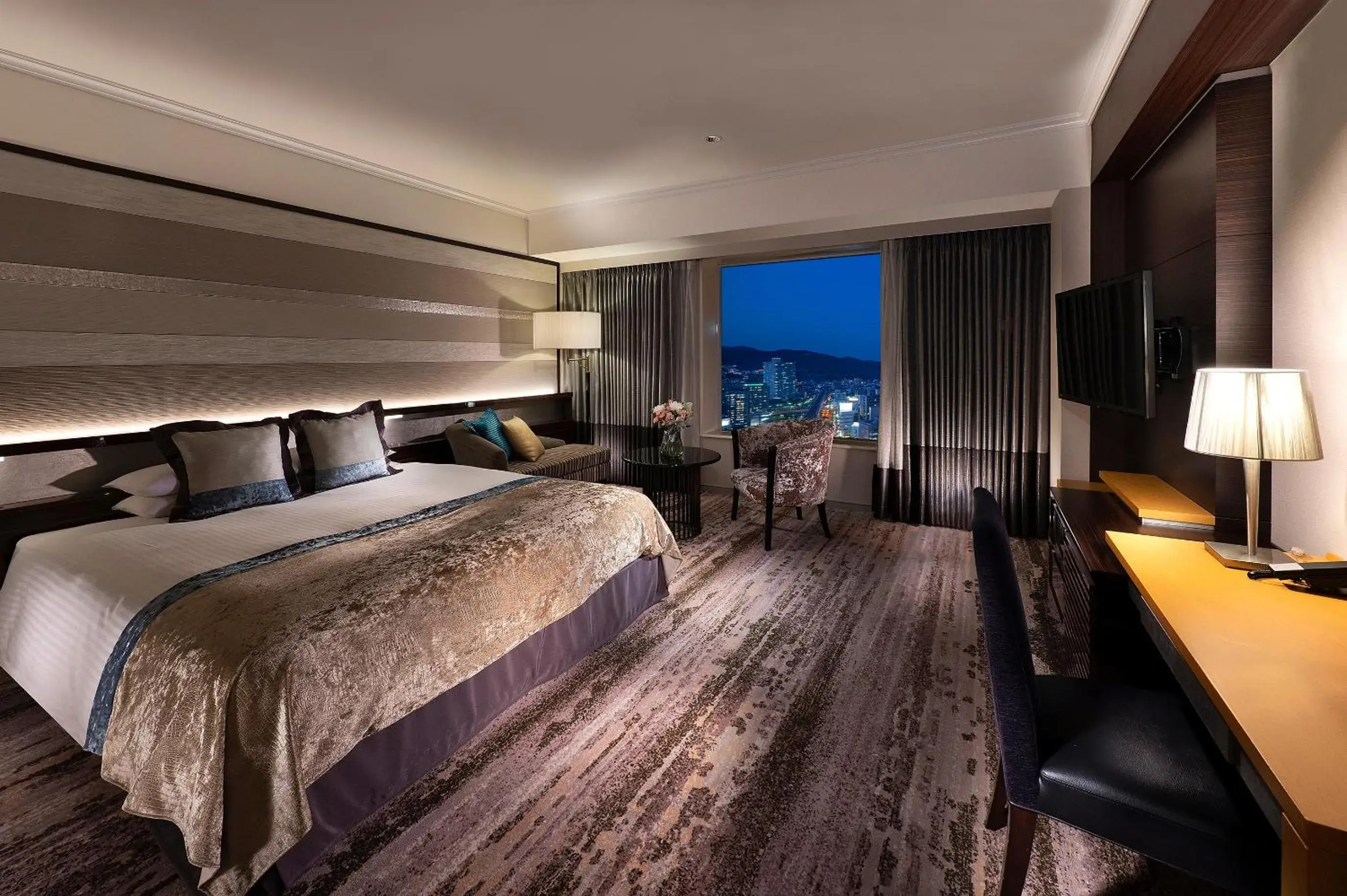 Bed in Hotel Granvia Okayama Bed in Hotel Granvia Okayama