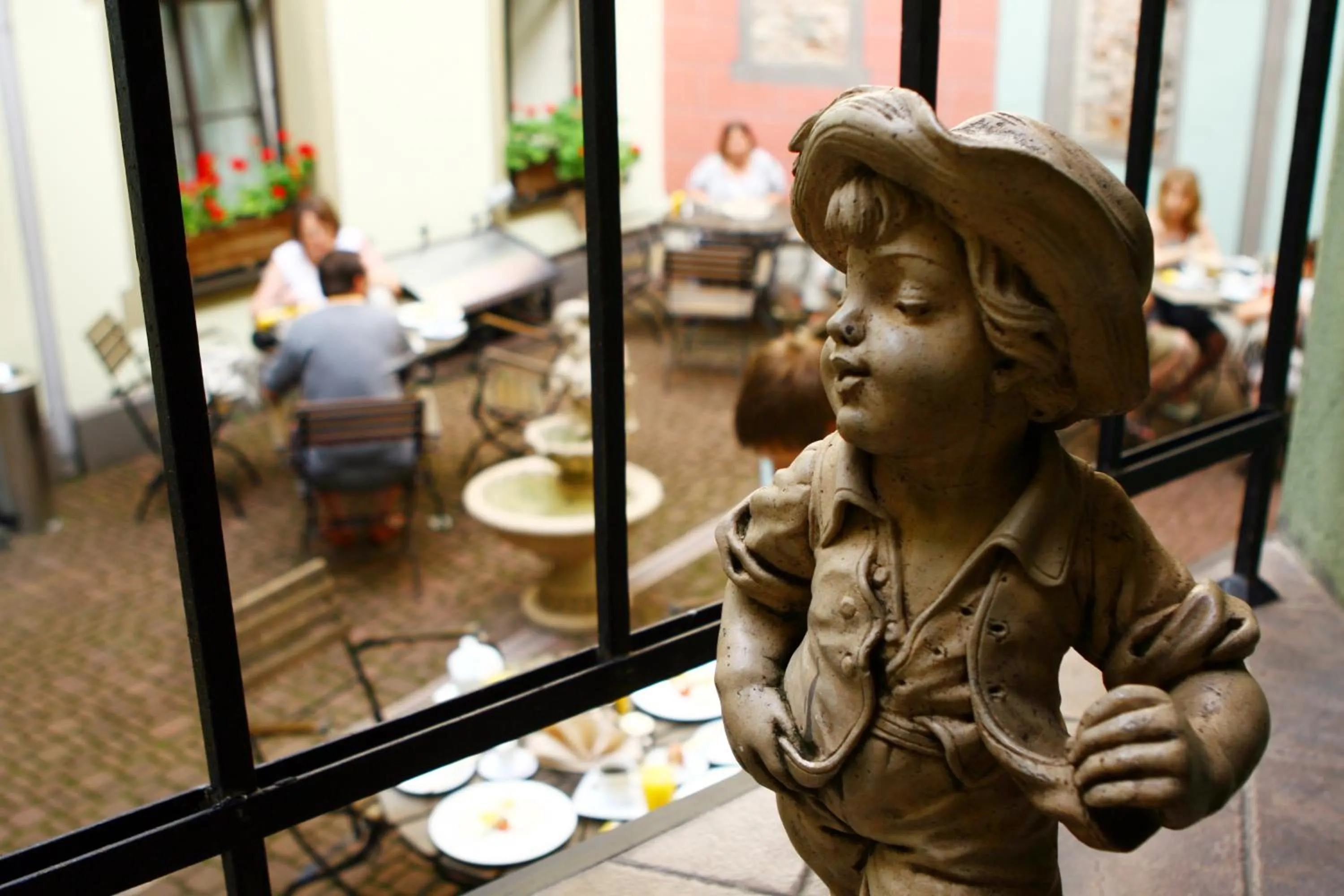 Balcony/Terrace in Old Riga Boutique Hotel "Vecriga"