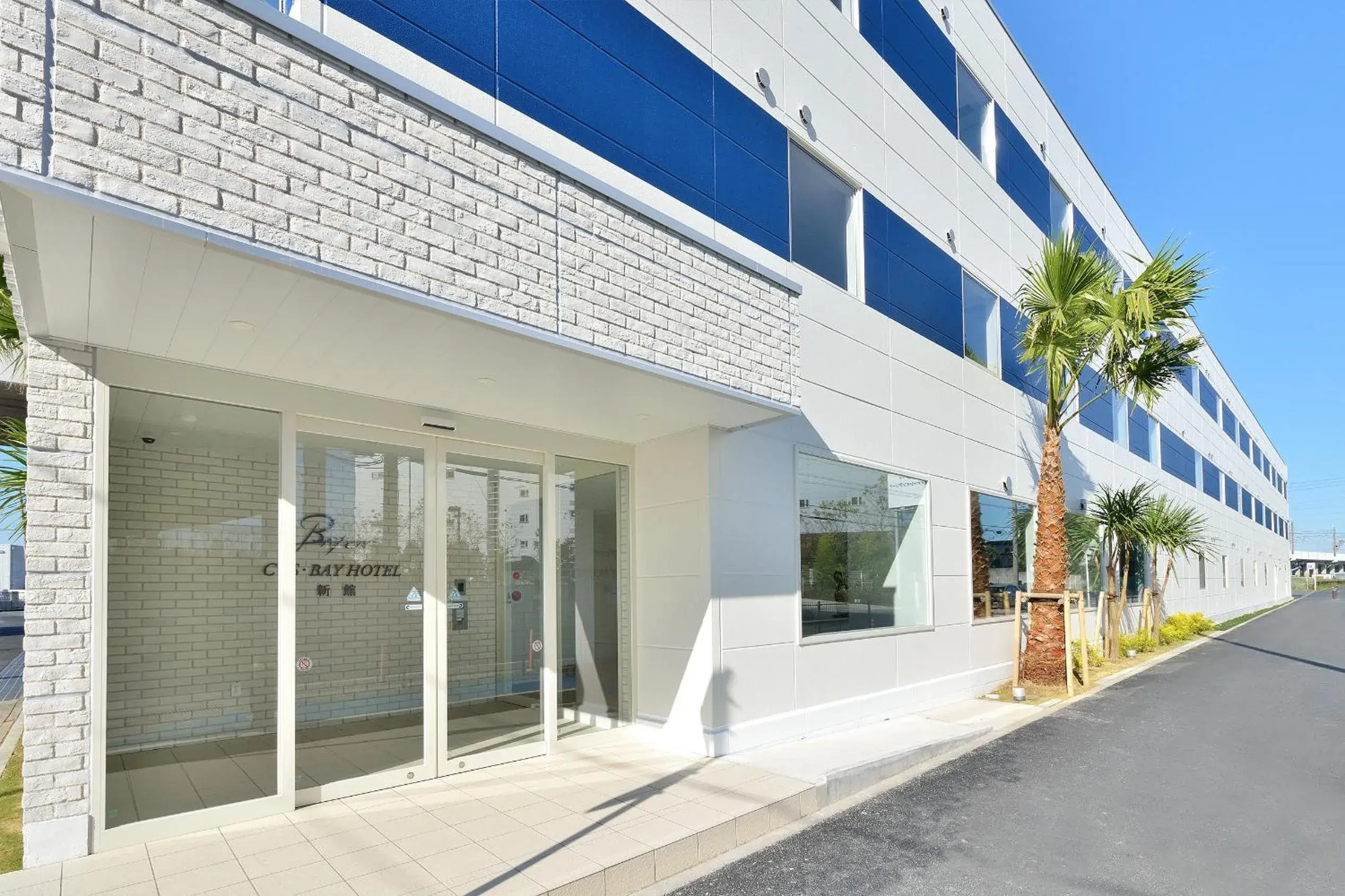 Facade/entrance in CVS Bay Hotel New Building Facade/entrance in CVS Bay Hotel New Building