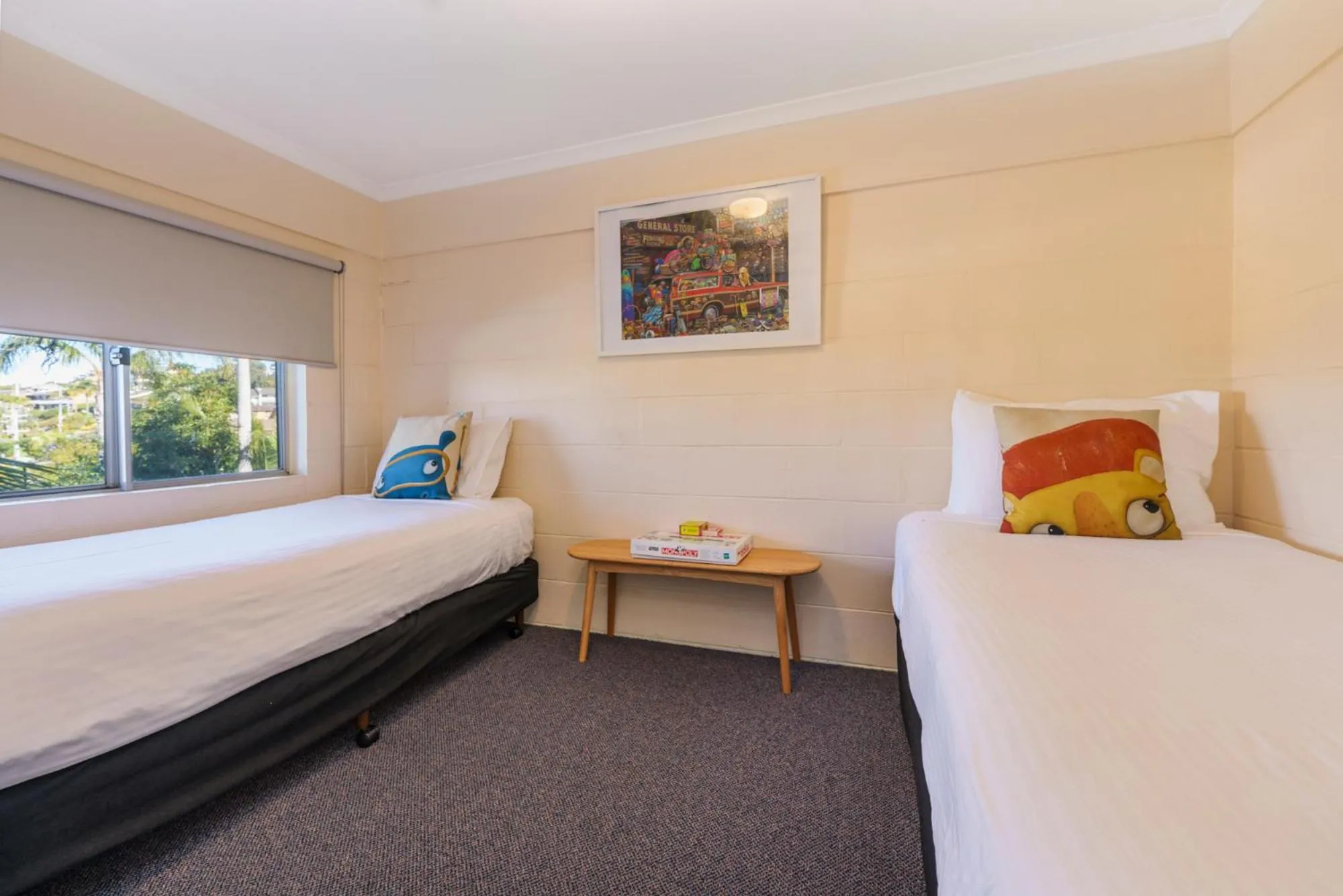 Bed in South Seas Motel