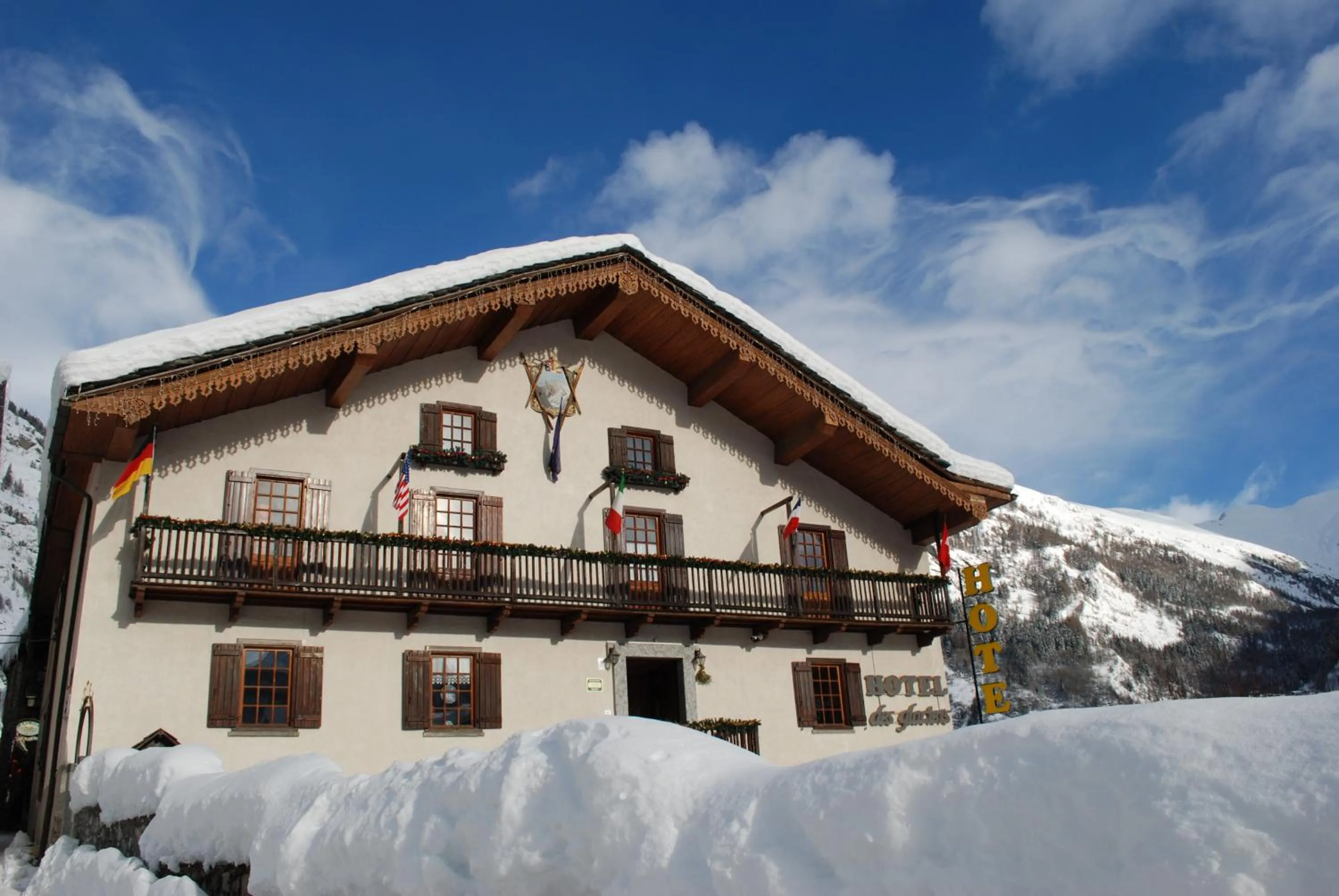Property building in Hotel Des Glaciers