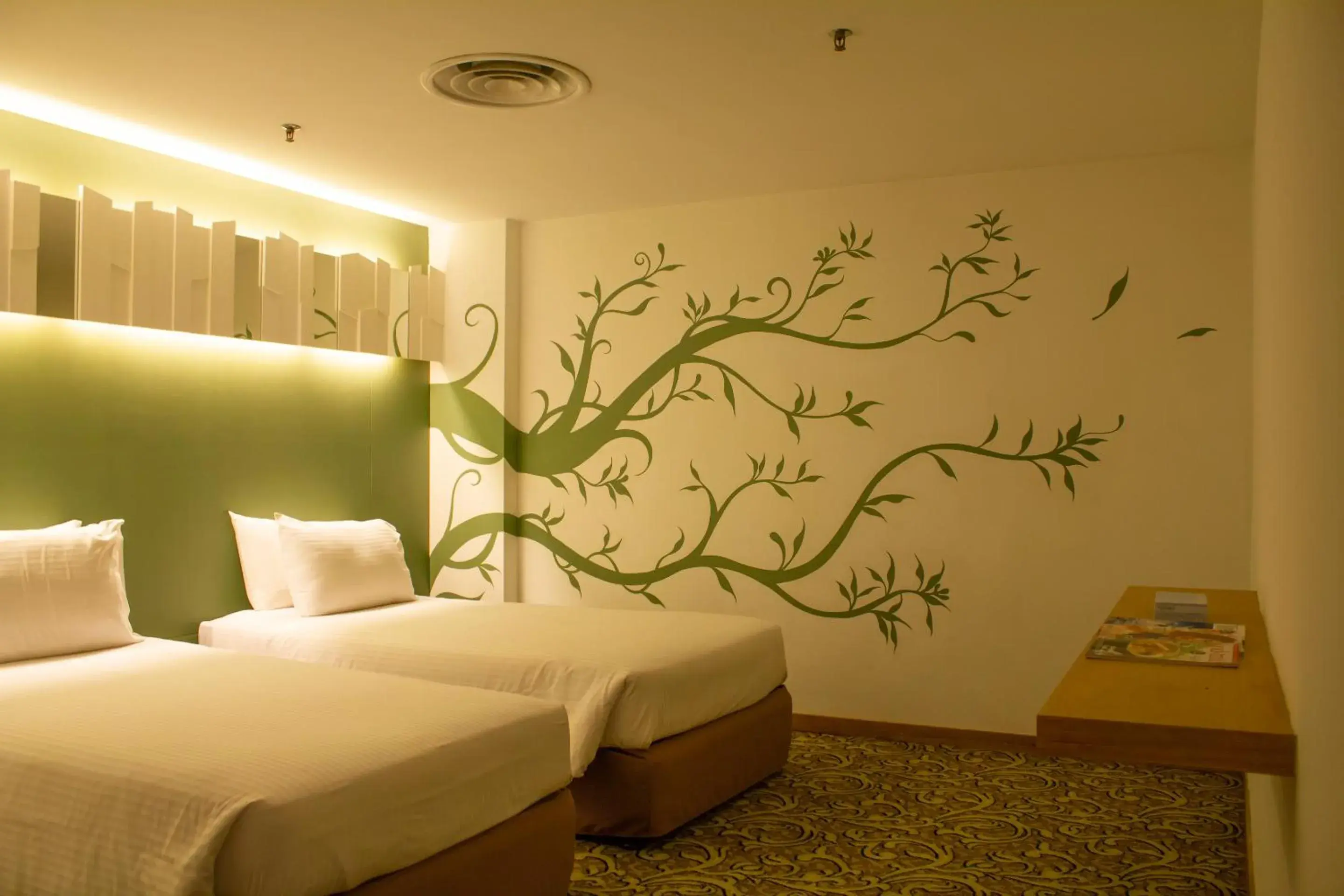 Bed in The 5 Elements Hotel Chinatown Kuala Lumpur