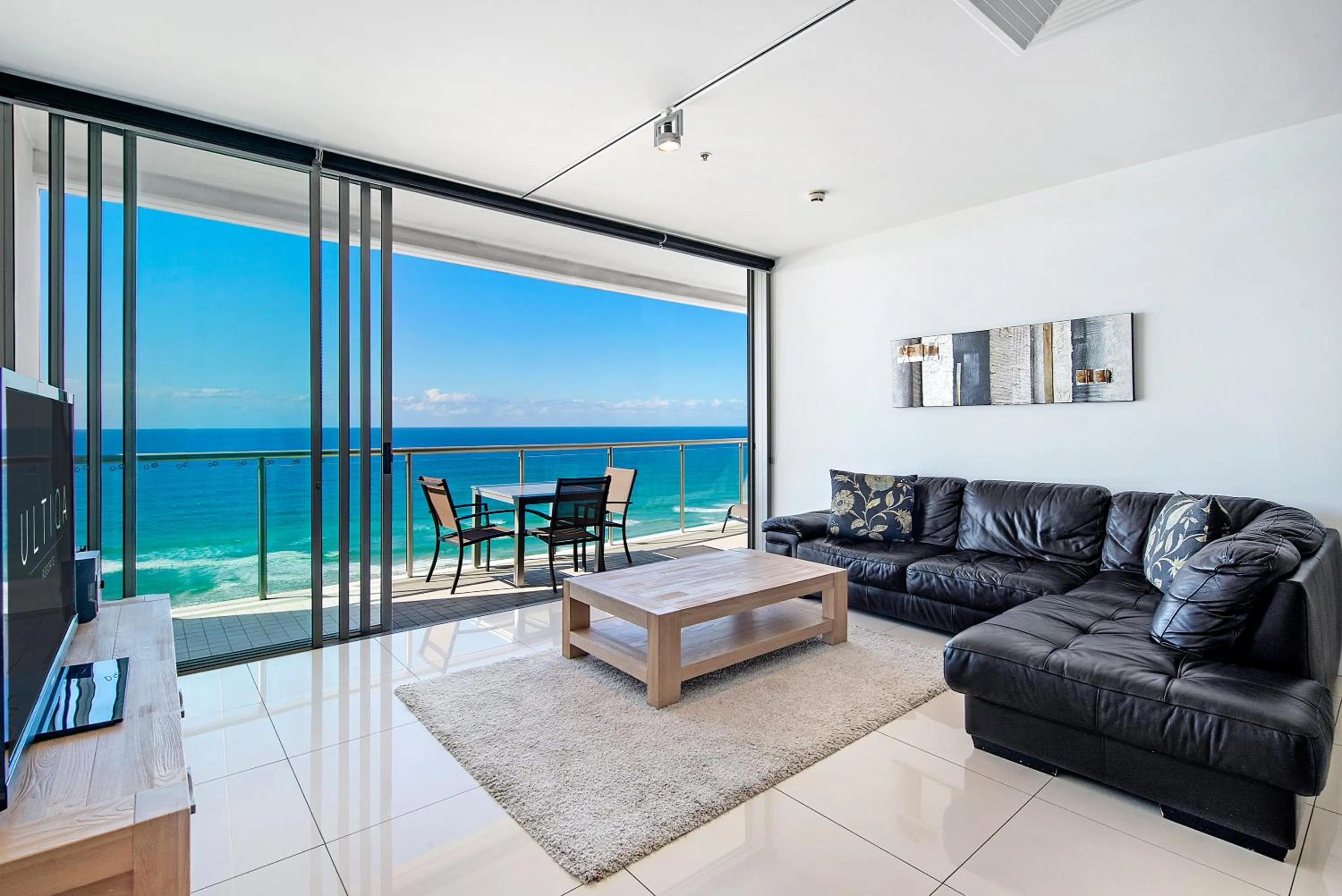 Living room in ULTIQA Air On Broadbeach
